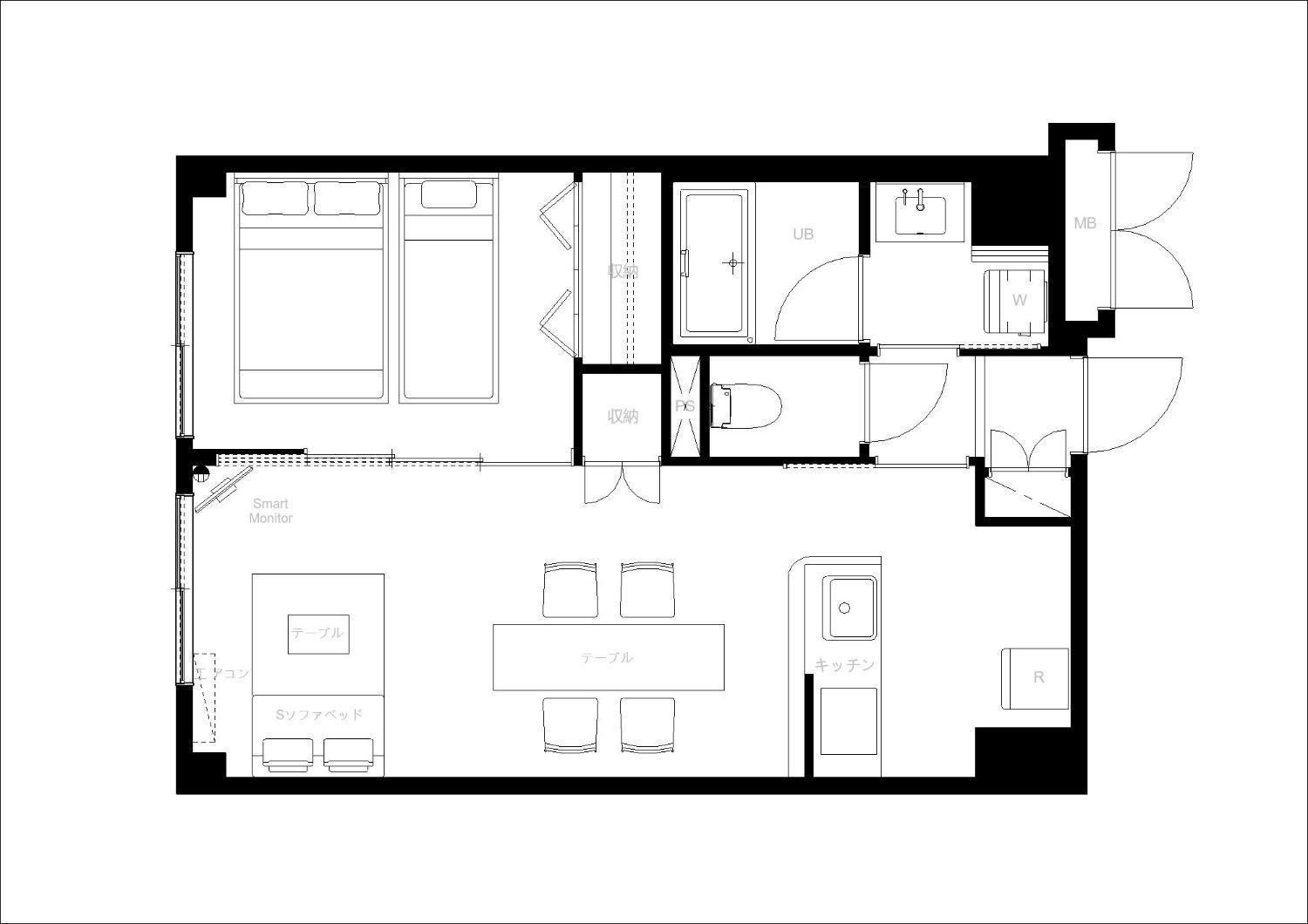One-Bedroom Apartment with Balcony photo 1