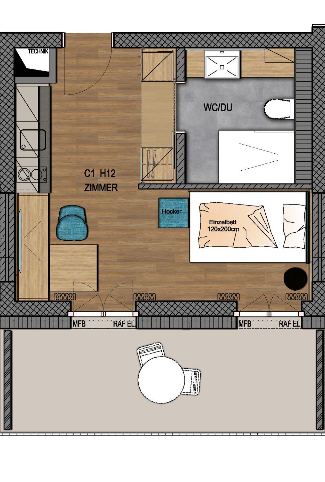Single Room Comfort with Kitchen