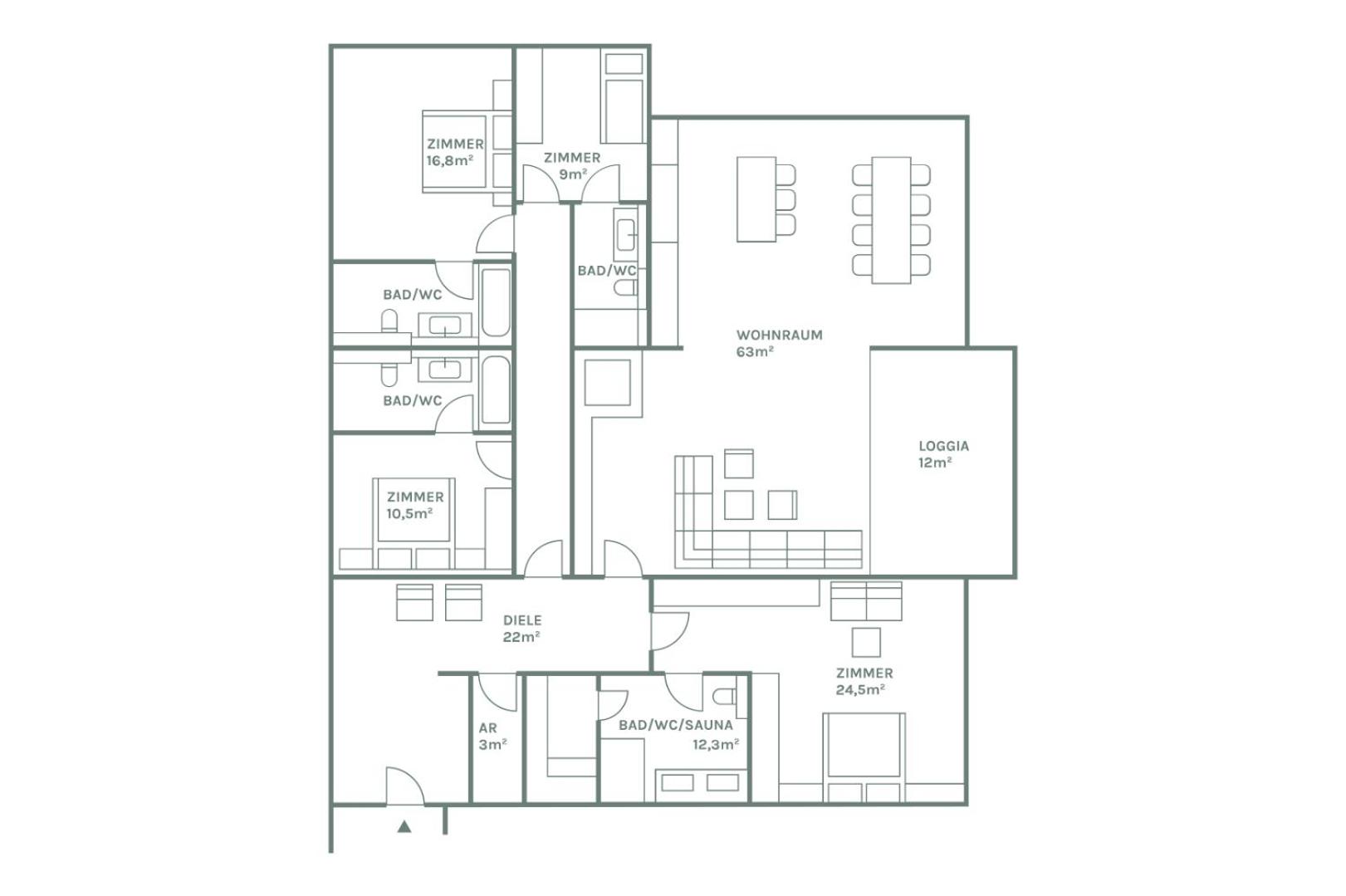 Apartment with Sauna with AC - Top 729 photo 2