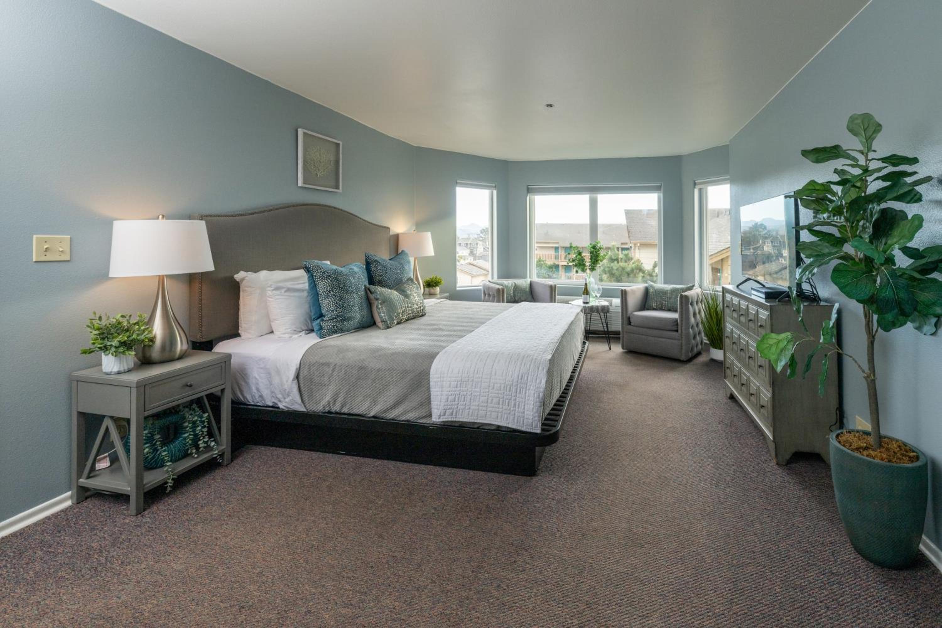 King Room with Partial Ocean View- non pet friendly