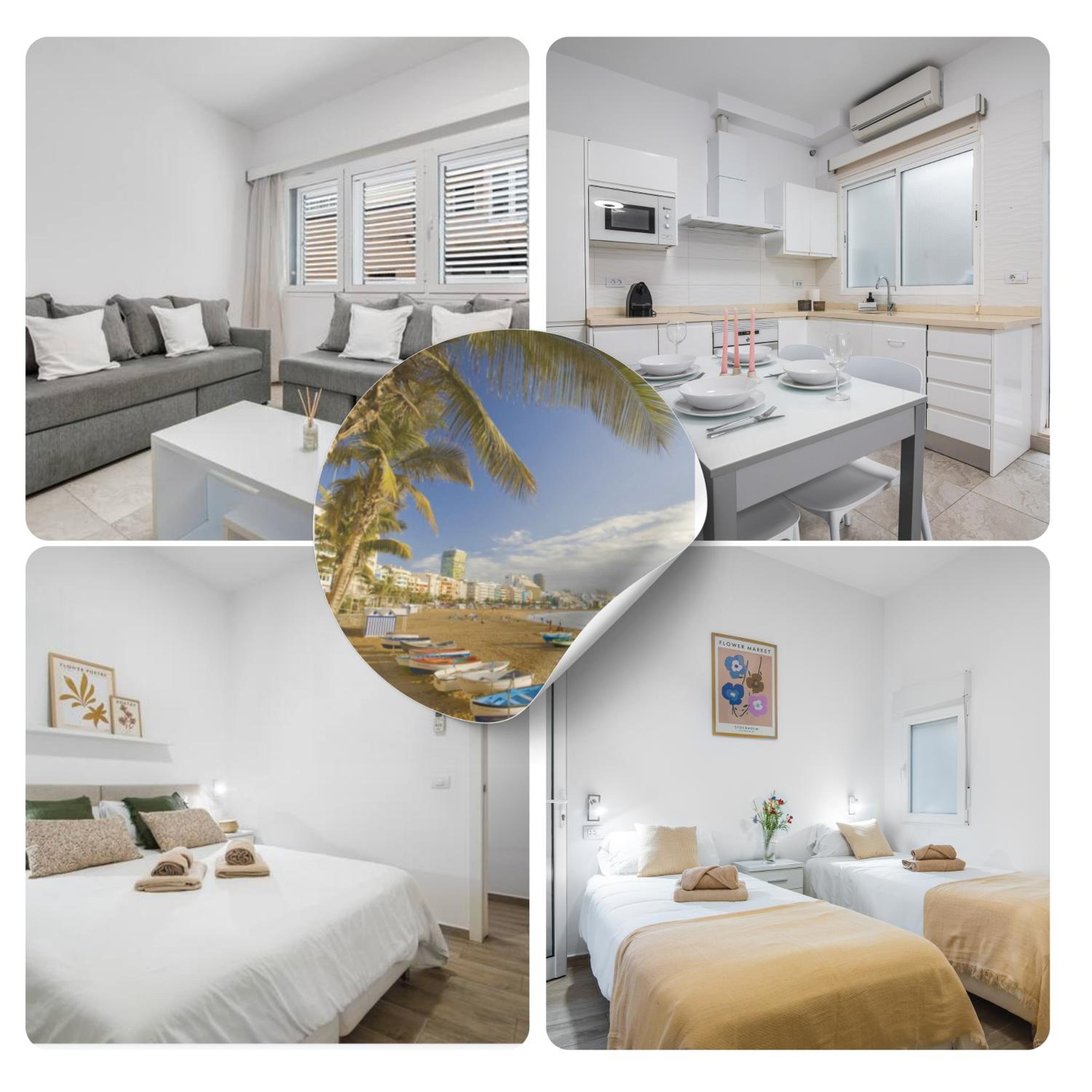 Apartamento de dos habitaciones
