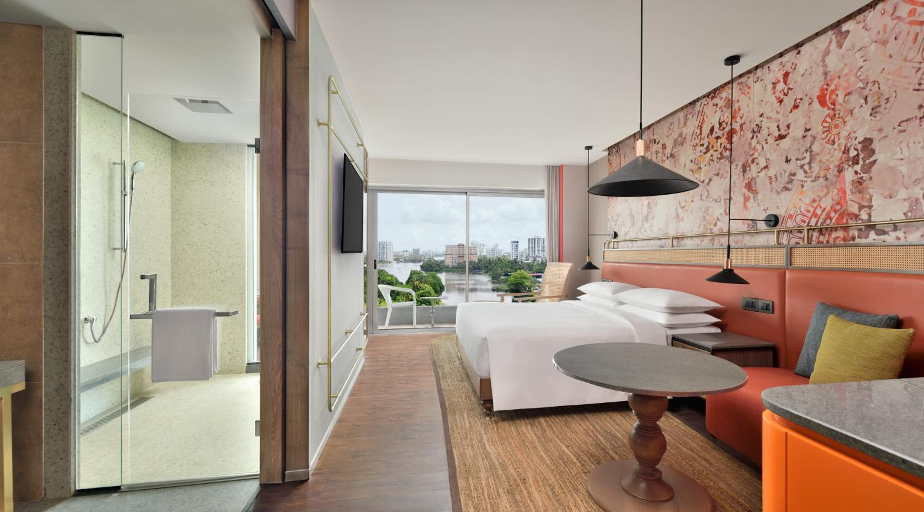 King Room with Backwaters View with Balcony , Happy Hours from 11 AM to 6.30 PM King Room with Backwaters View with Balcony , Happy Hours from 11 AM to 6.30 PM