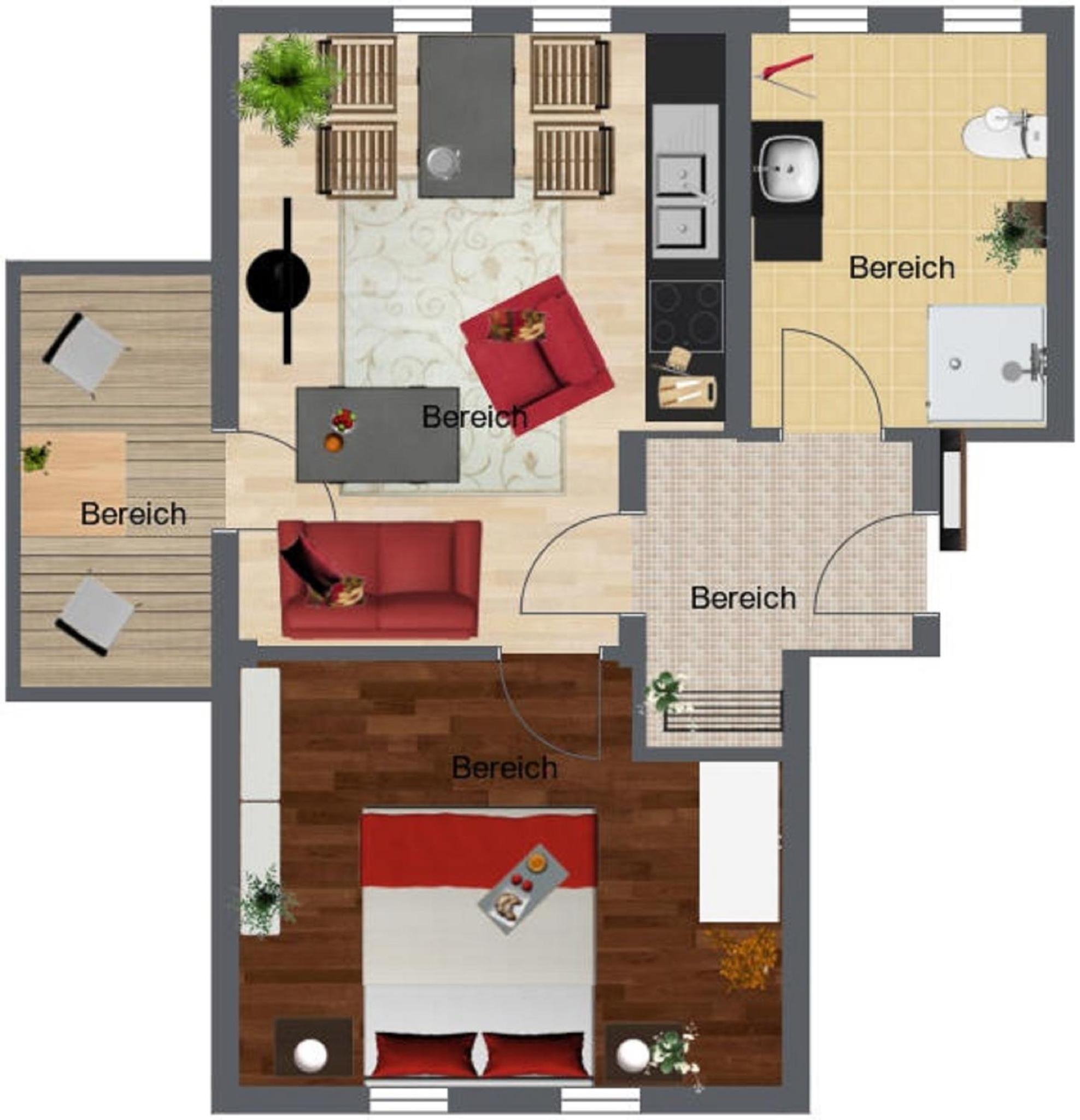 One-Bedroom Apartment photo 3