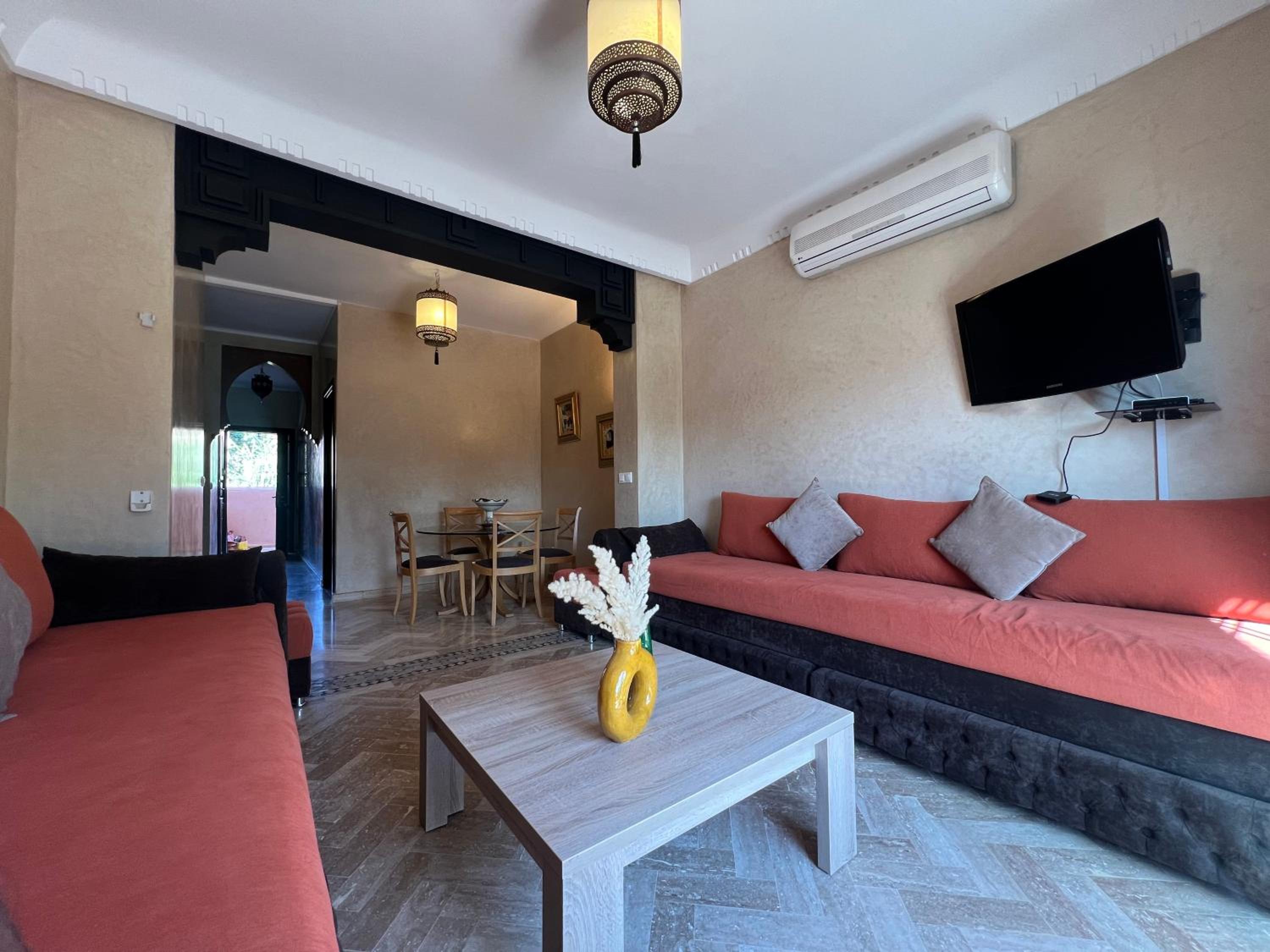 Two-Bedroom Apartment with Pool View