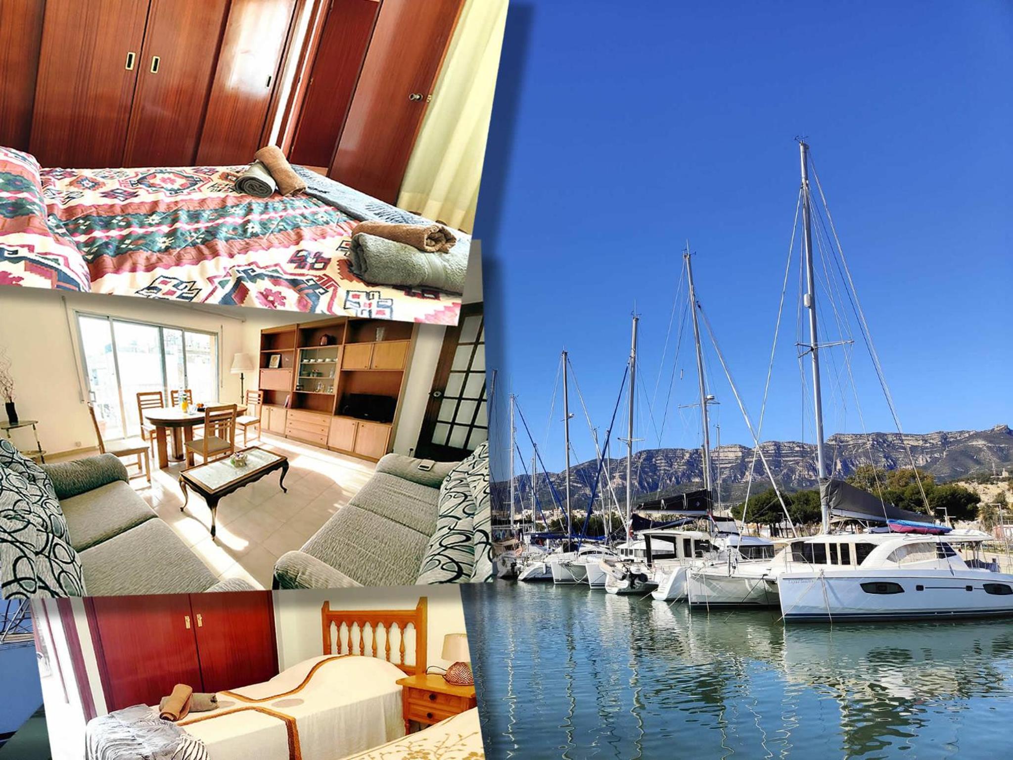 Apartamento de tres habitaciones con balcón