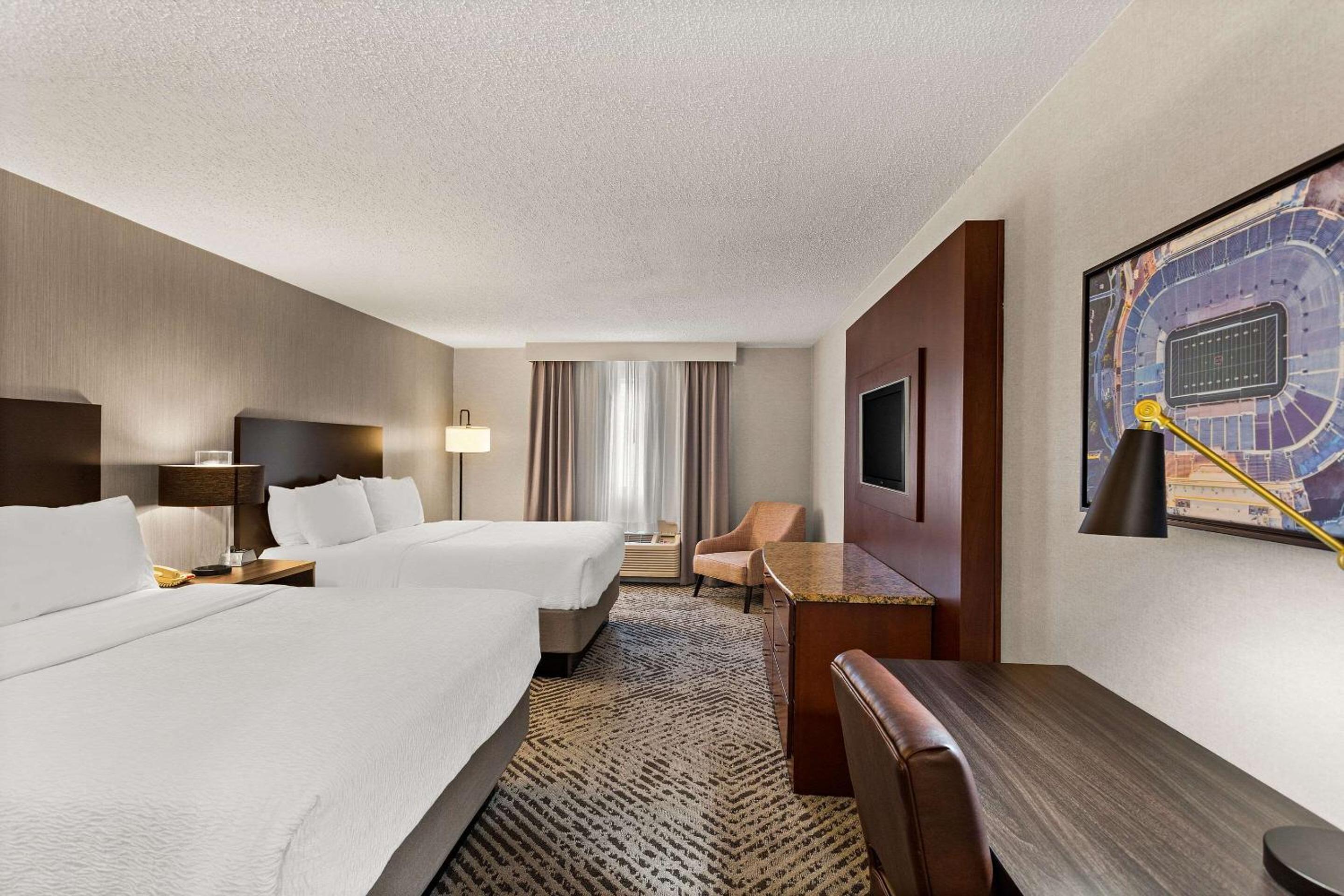 Queen Room with Two Queen Beds, Mobility Access and Roll-In shower, Non-Smoking - Photo 1
