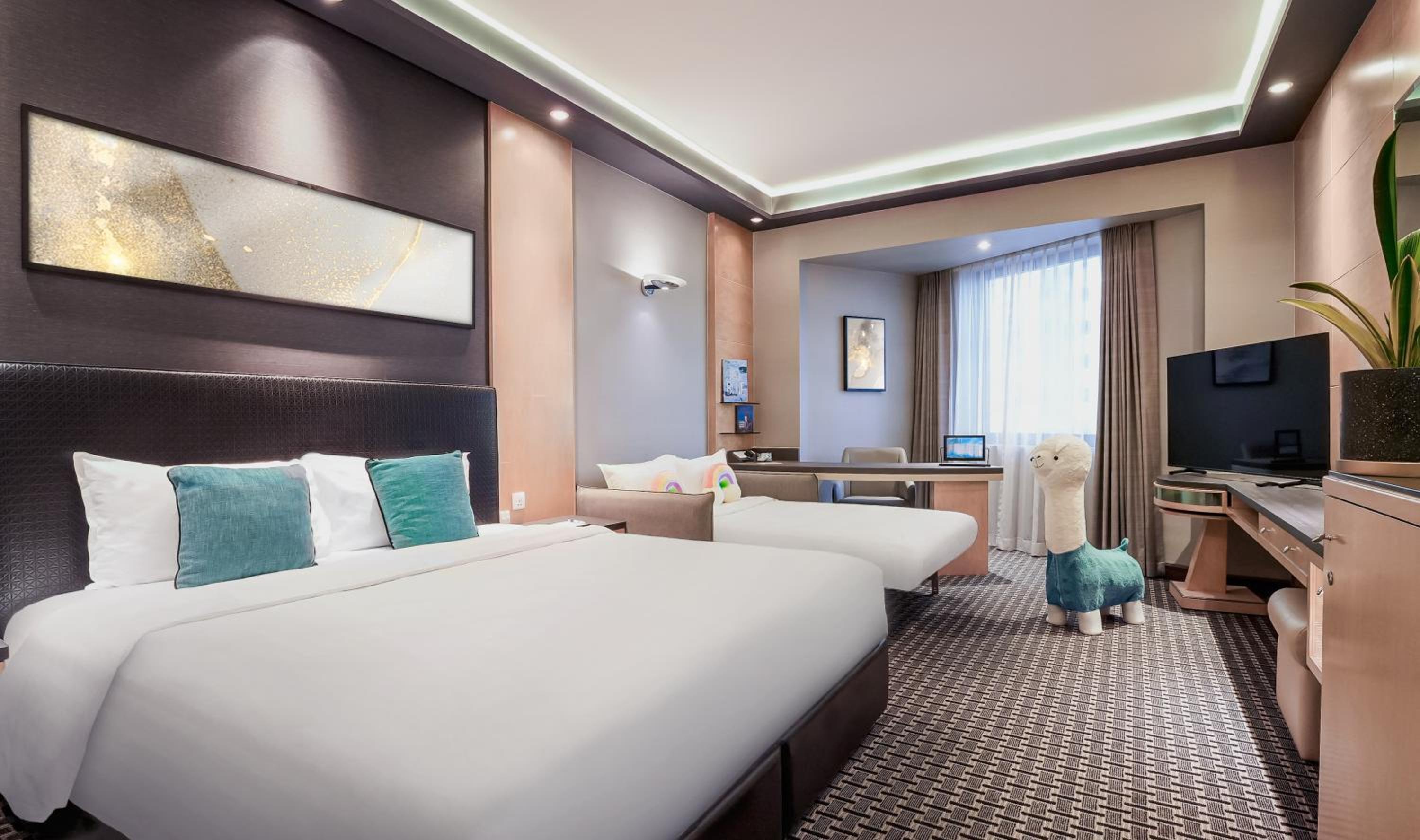 Premier Family with One King Bed and One Sofa Bed