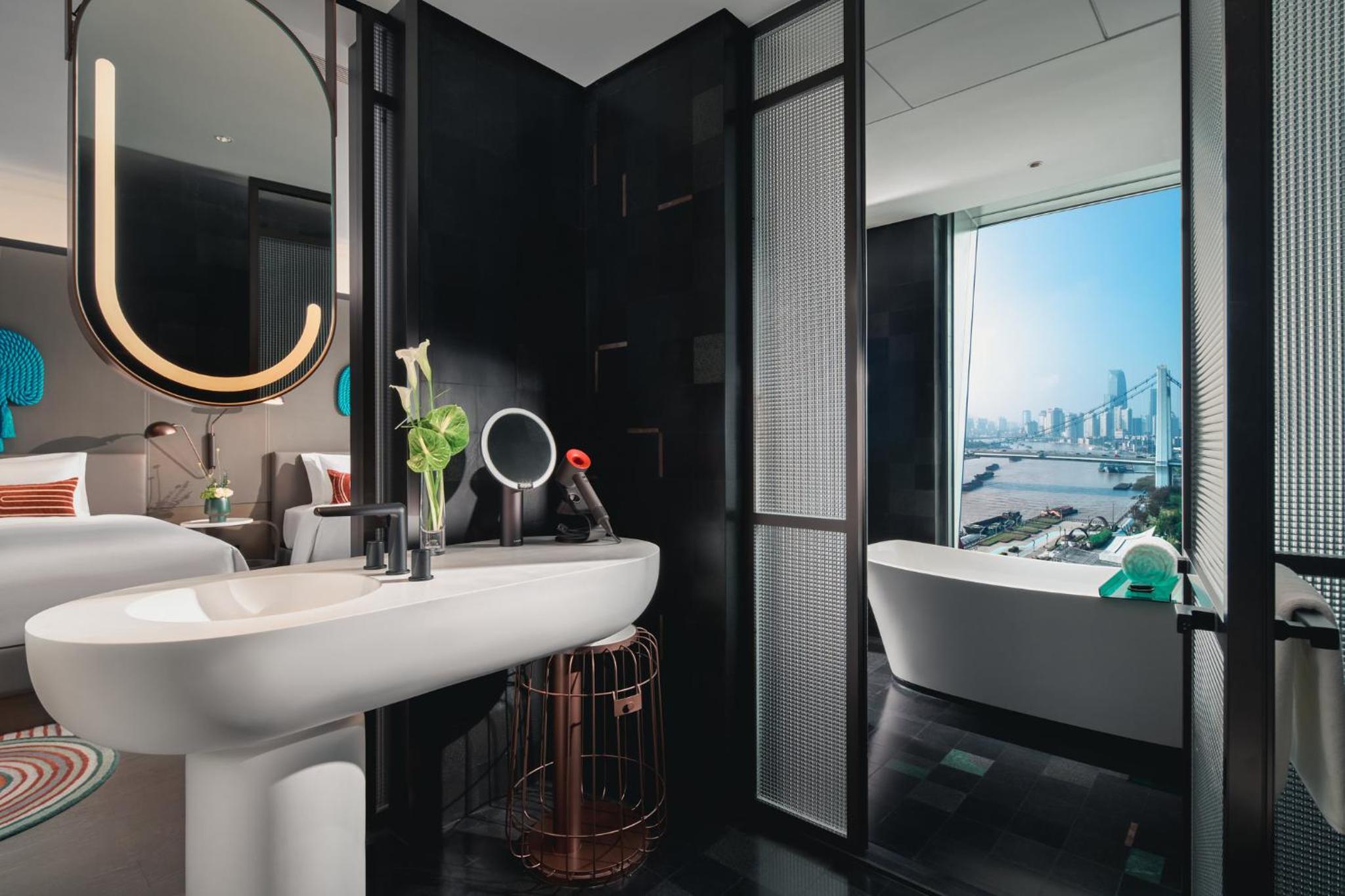 Standard Double Room with Two Double Beds and River View
