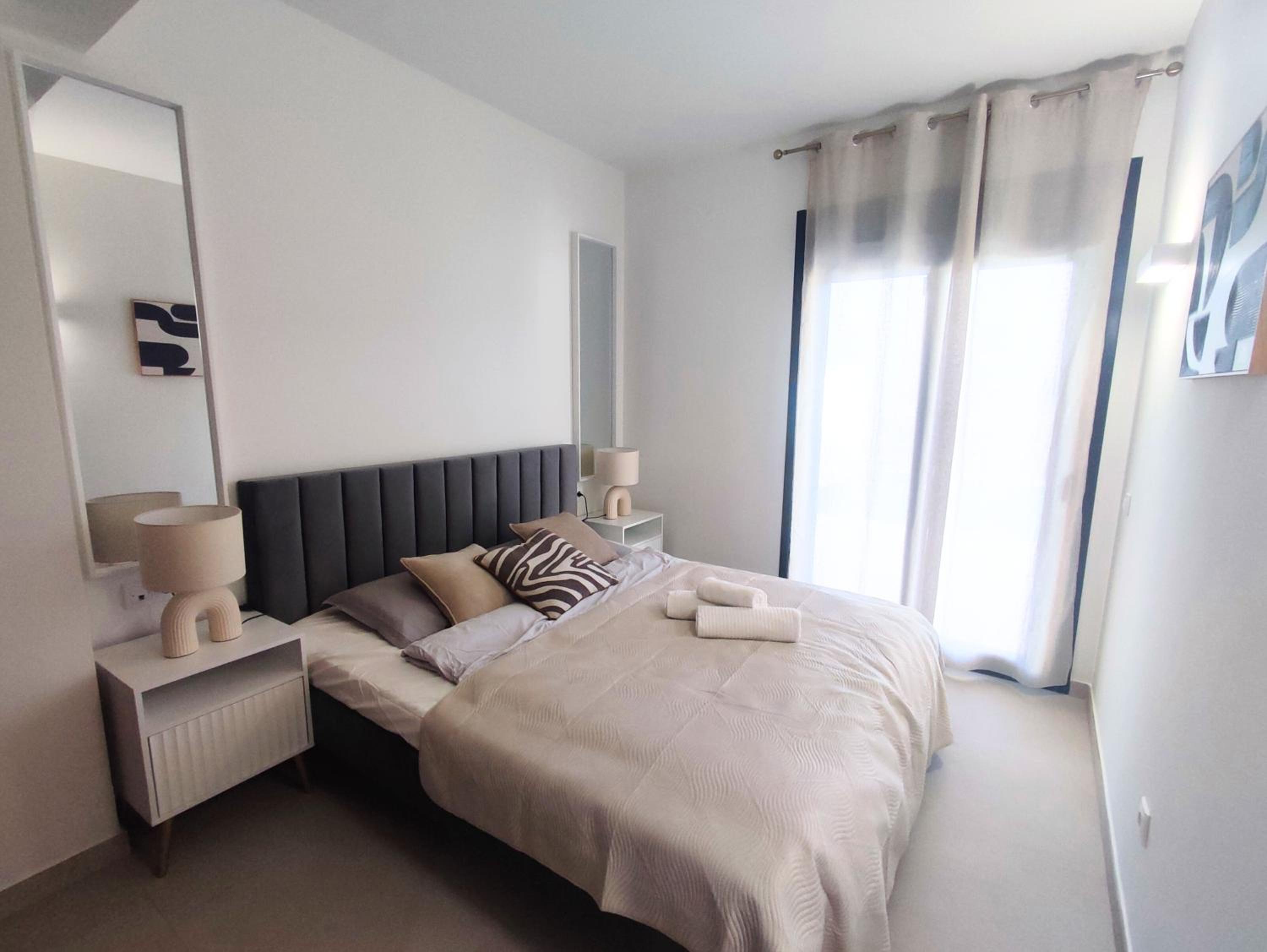 Apartamento con vista al jardín