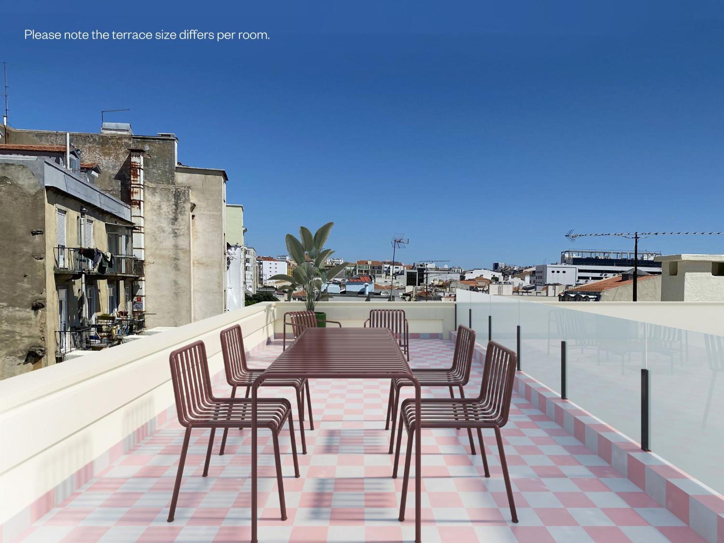 One-Bedroom Apartment with Terrace and Sofa Bed