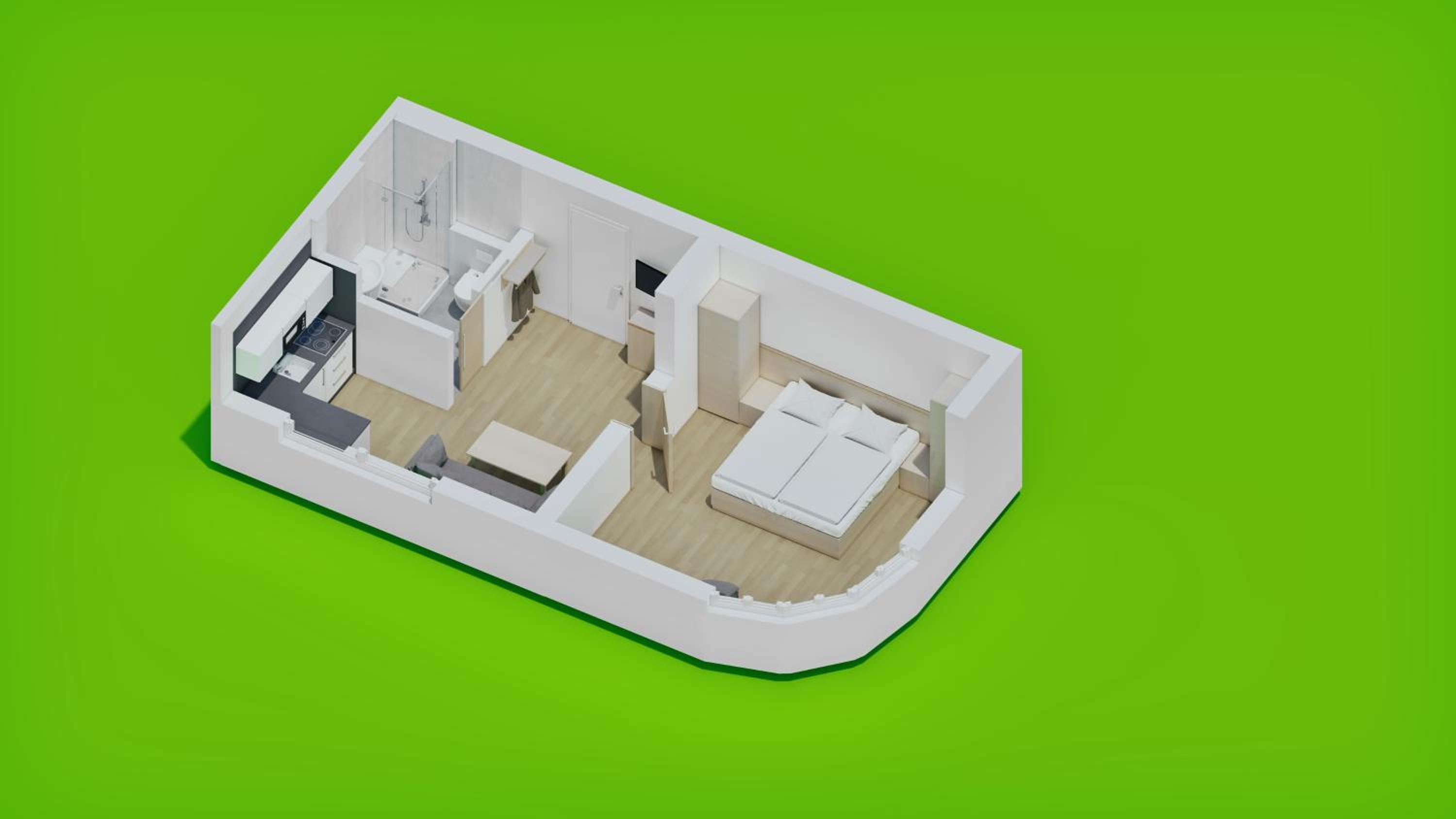 One-Bedroom Apartment photo 1