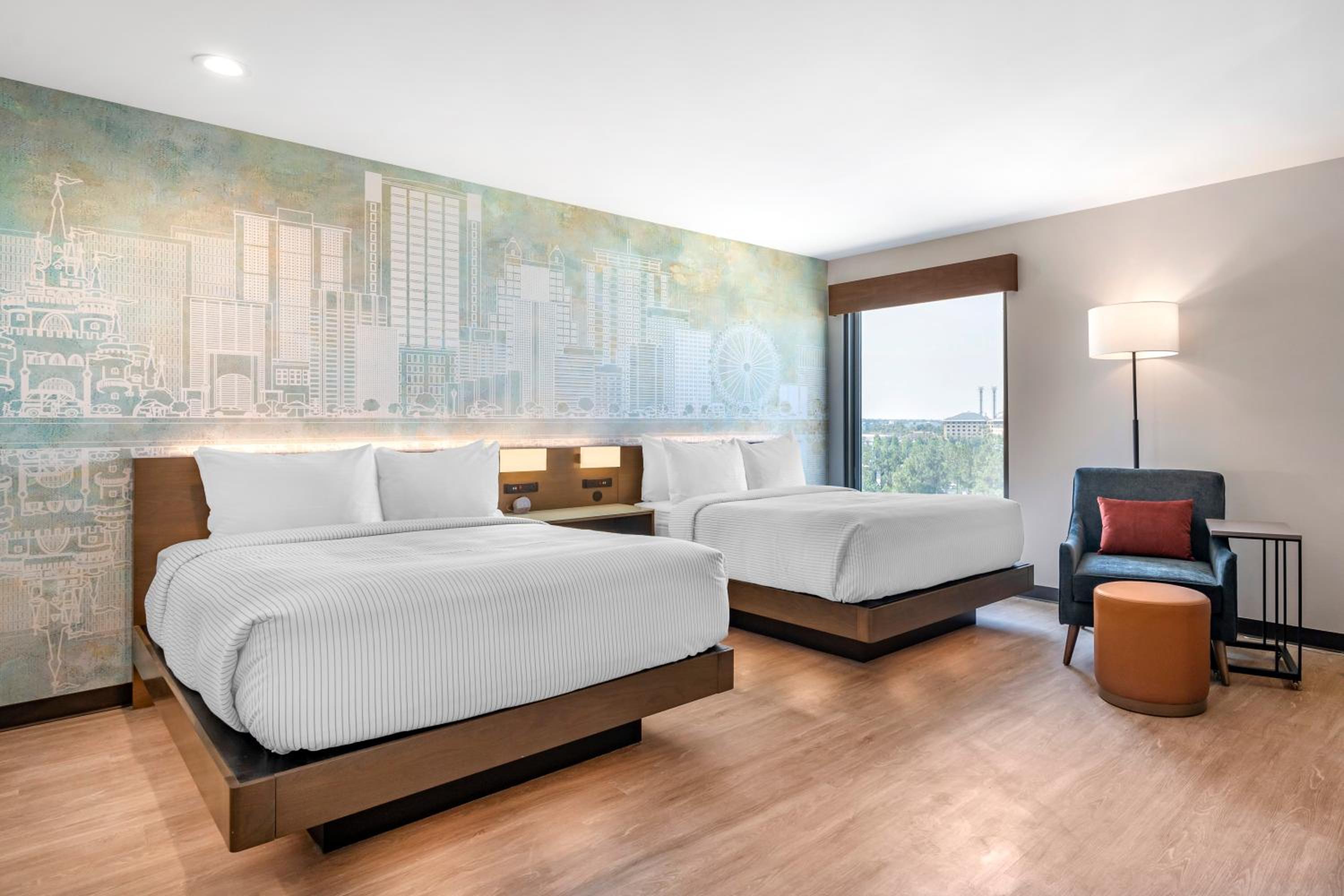 Queen Room with Two Queen Beds Premium View - Non Smoking