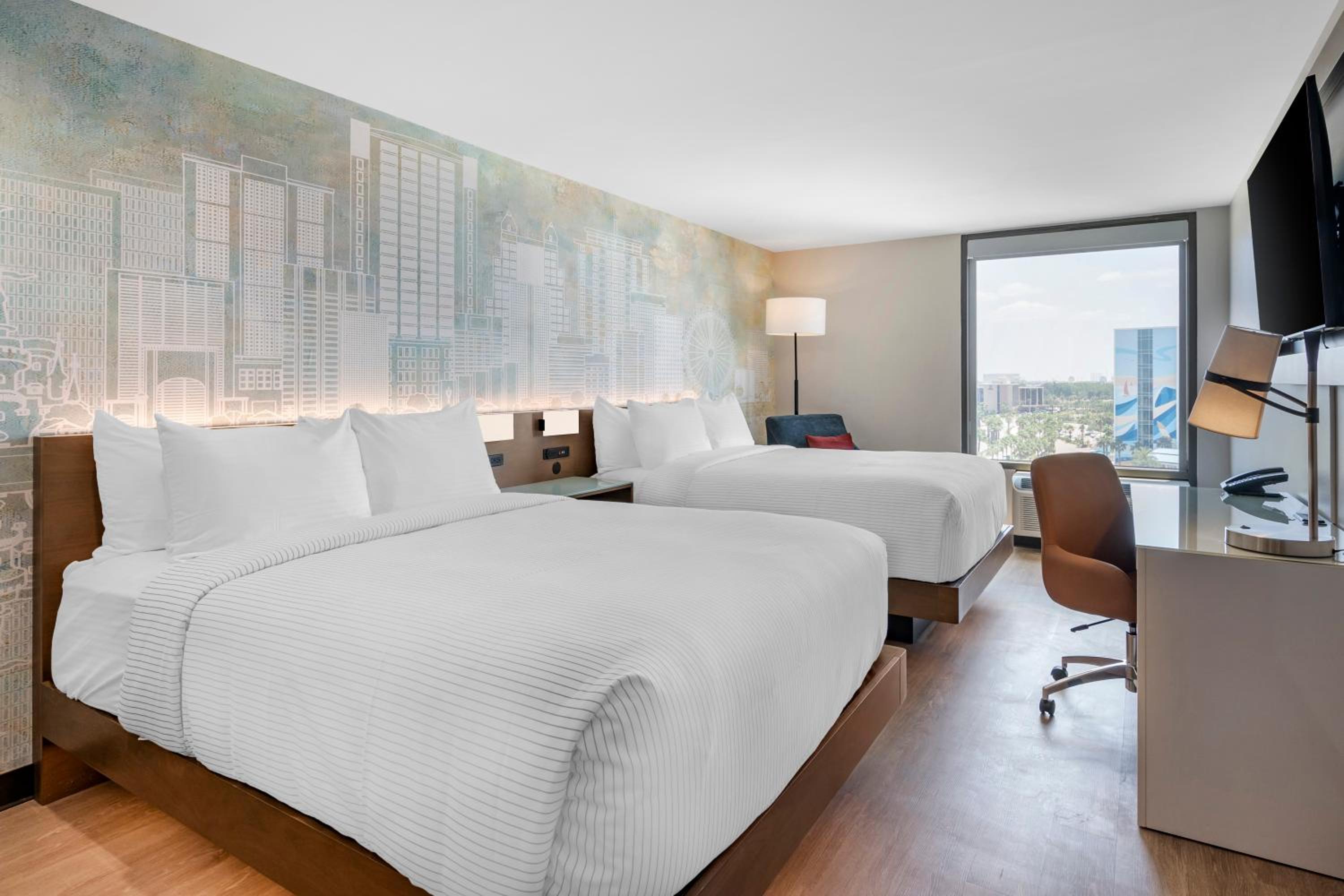 Queen Room with Two Queen Beds Premium View - Non Smoking