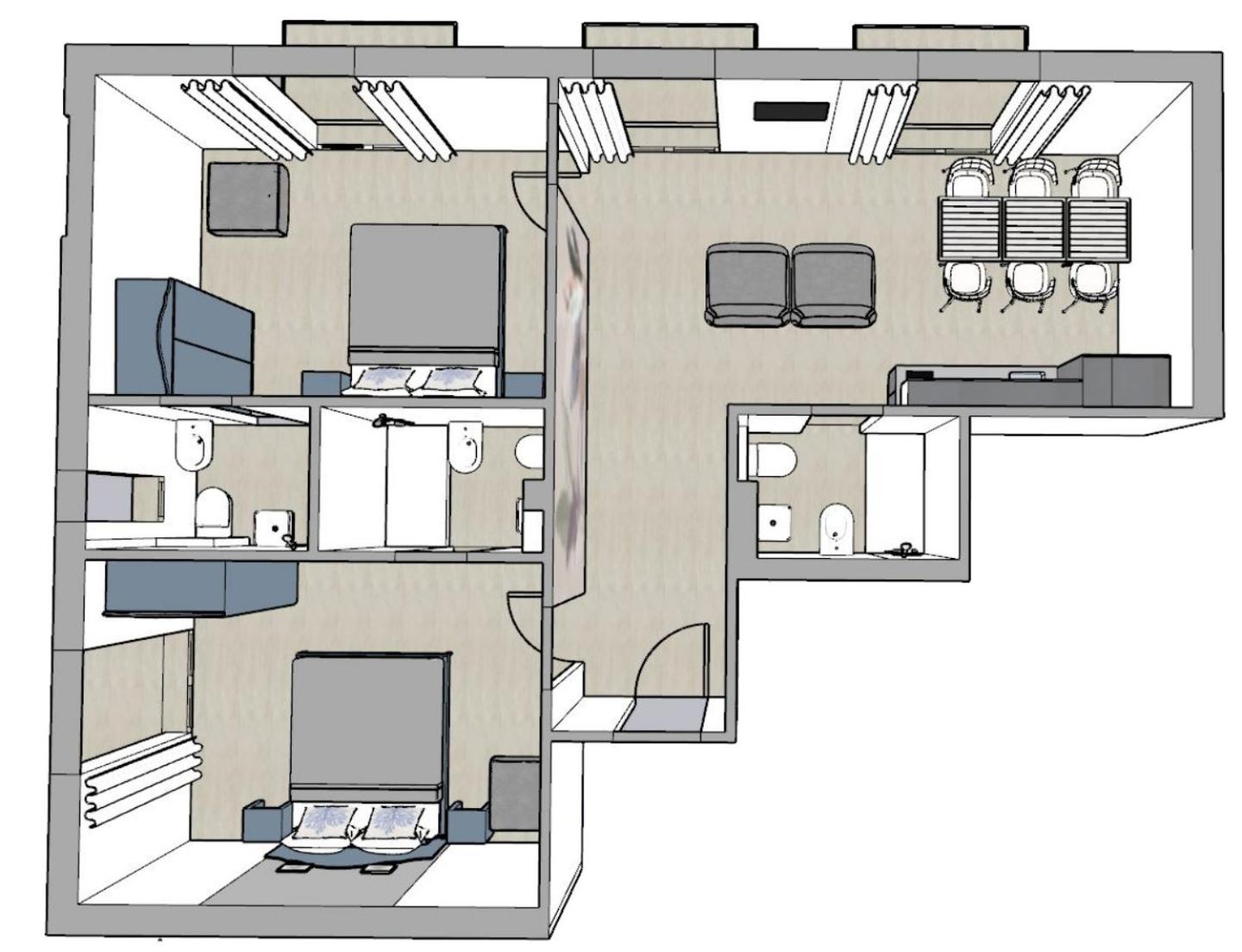 Two-Bedroom Family Apartment photo 2