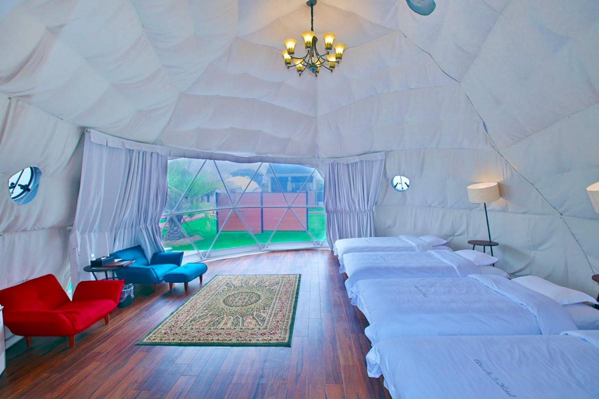 Dorm Tent Glamping + Villa House With Loft