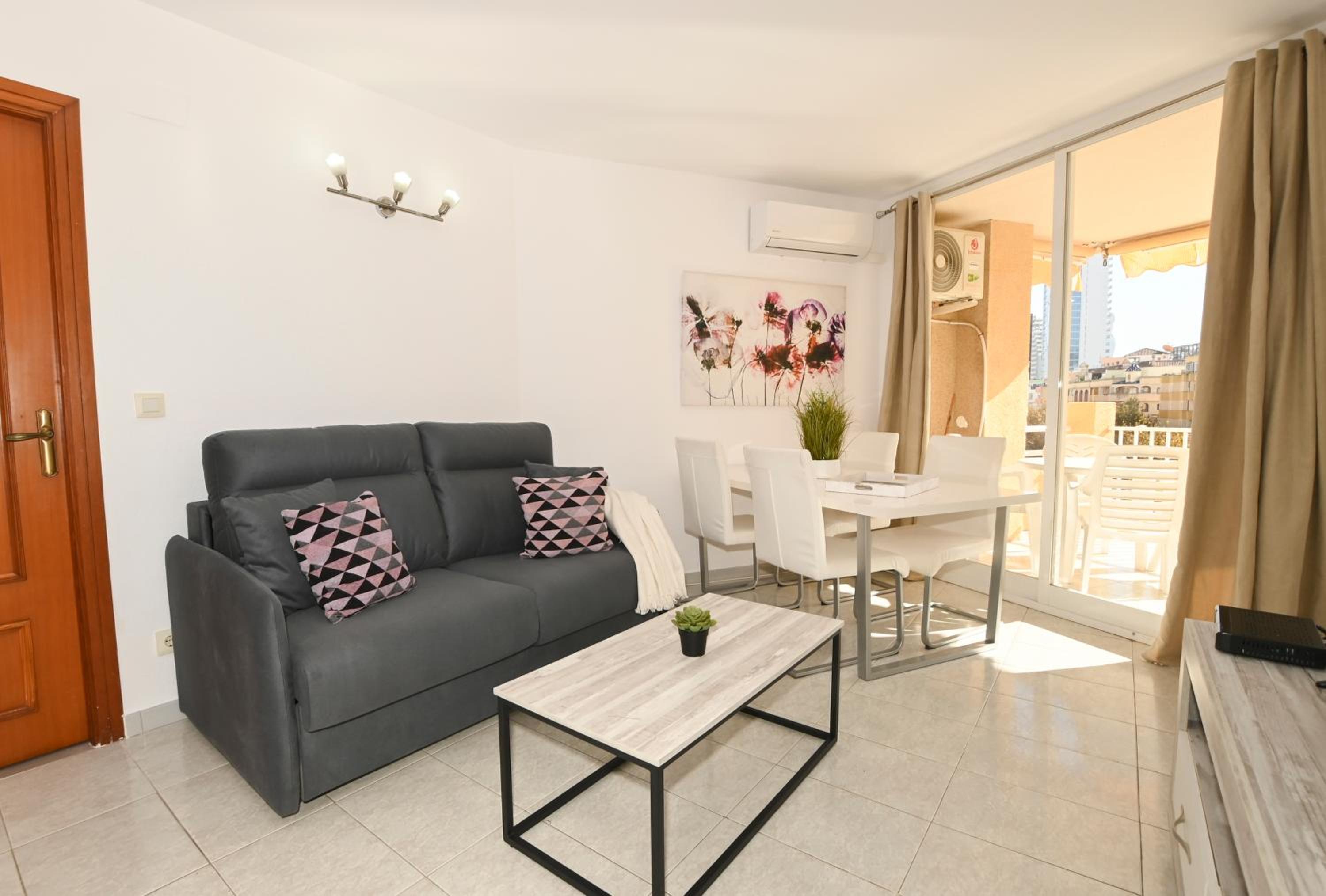 Apartamento con vista al jardín