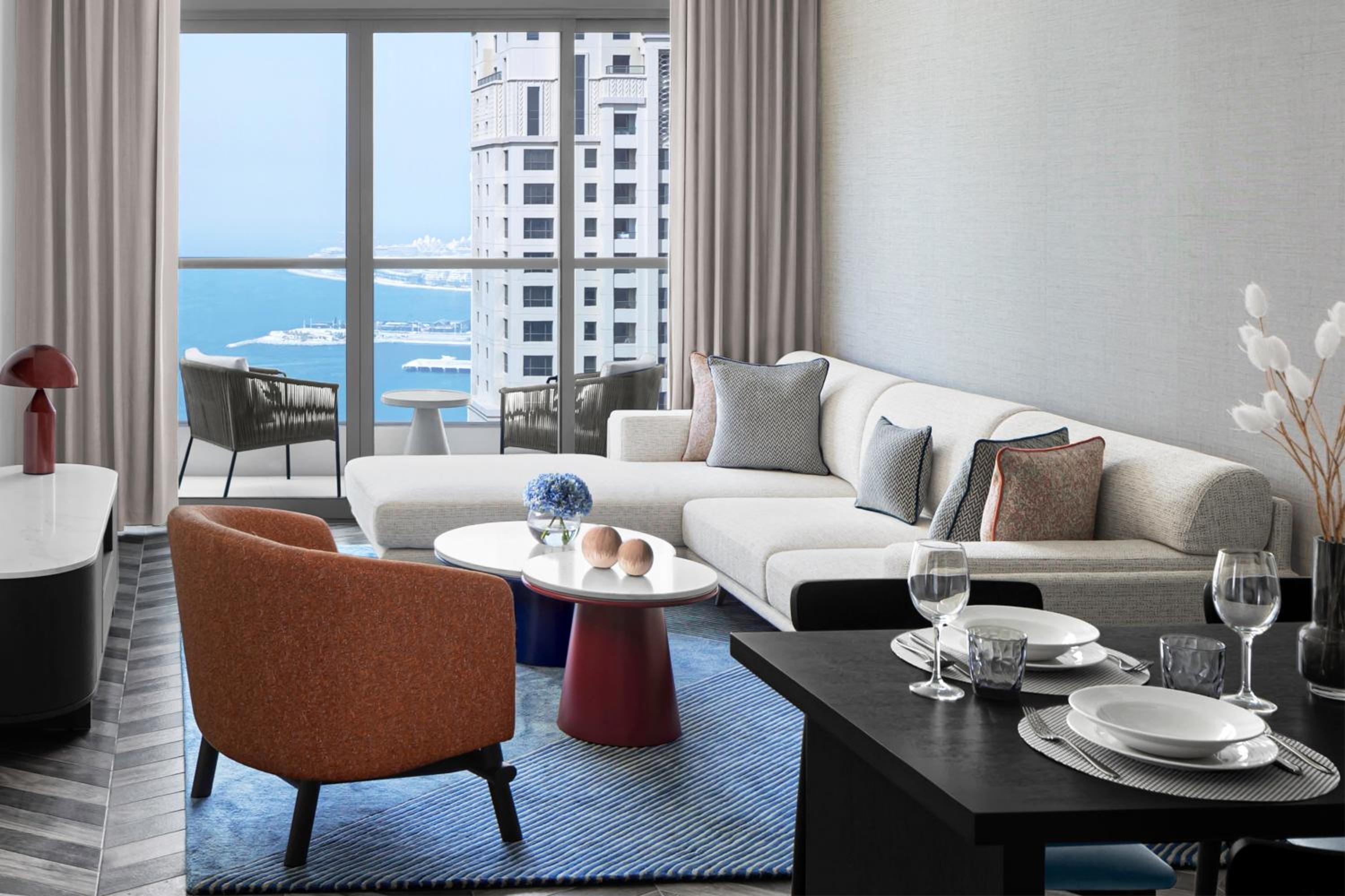 Two-Bedroom Residence with Balcony and View