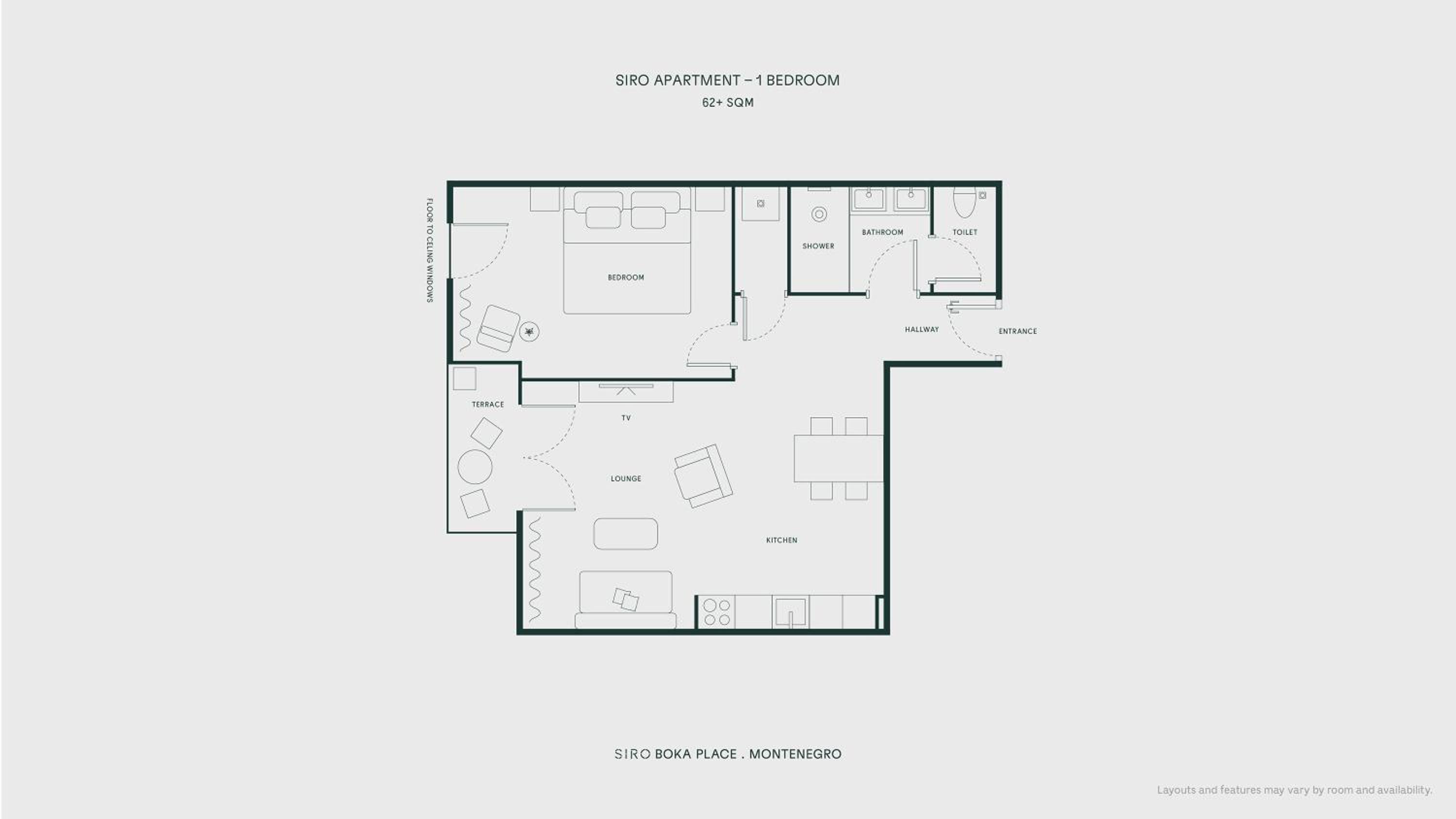 SIRO Apartment - 1 Bedroom