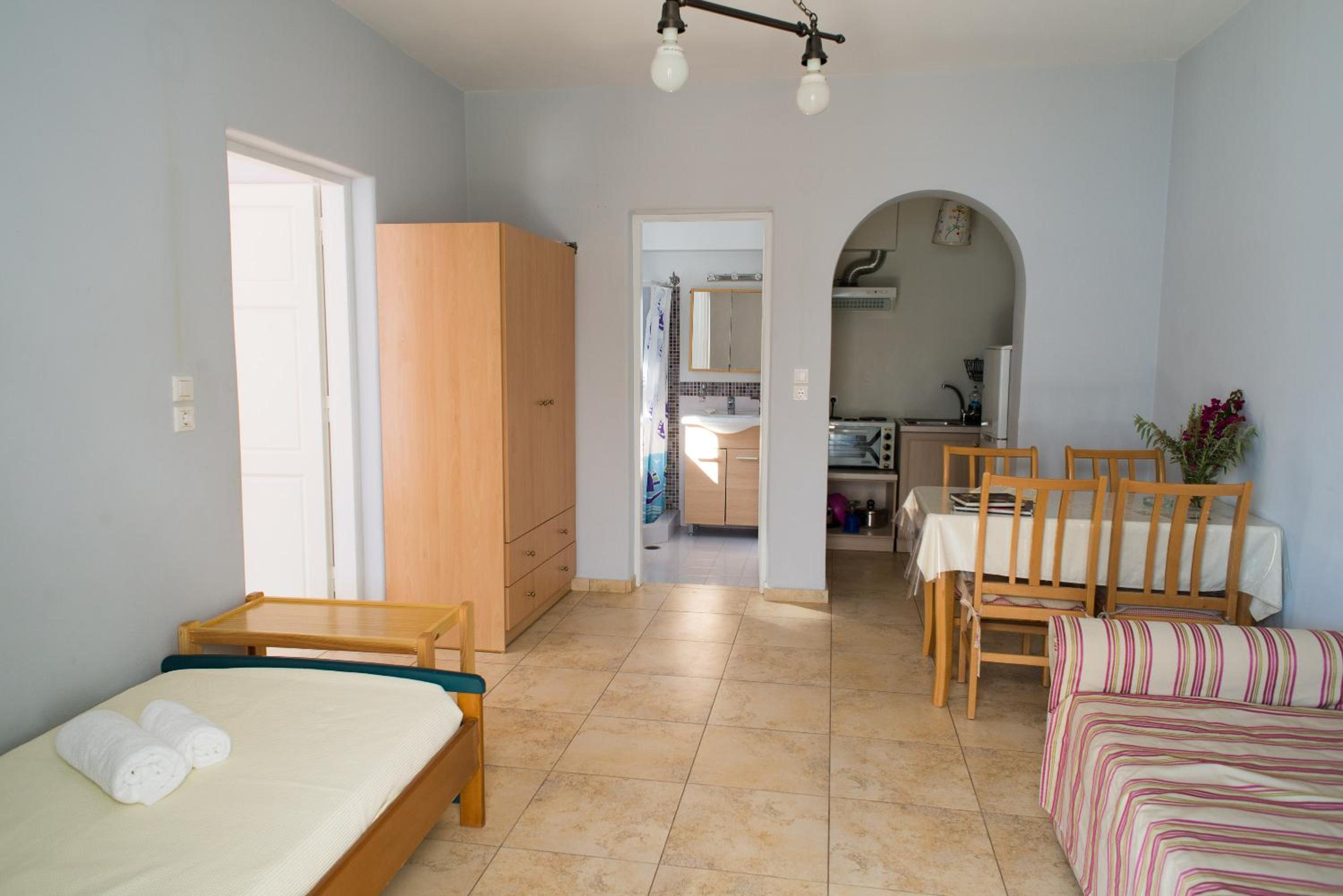 Apartamento de dos habitaciones con vista al mar