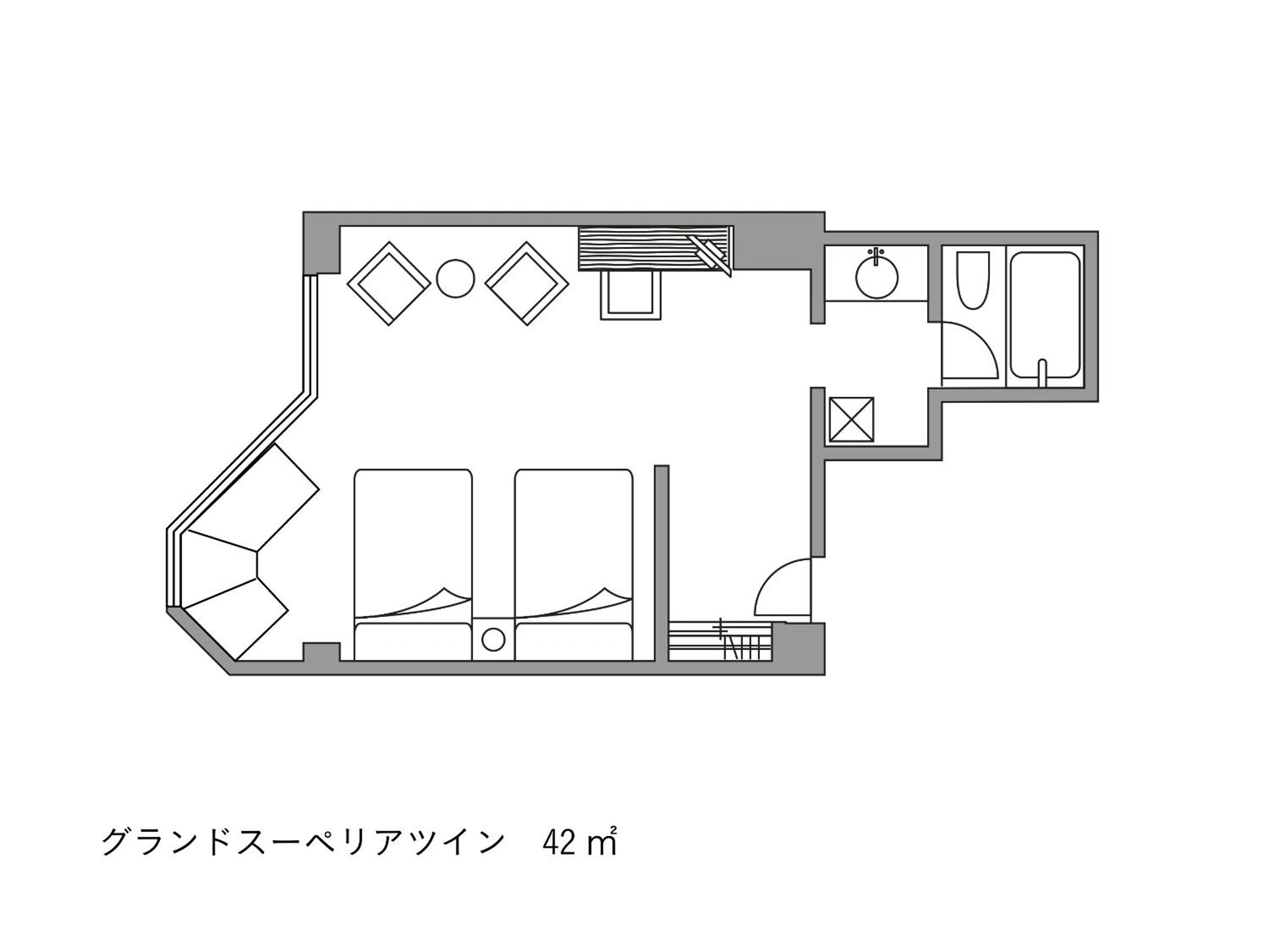 Grand Superior Twin Room - 5th Floor - Photo 2