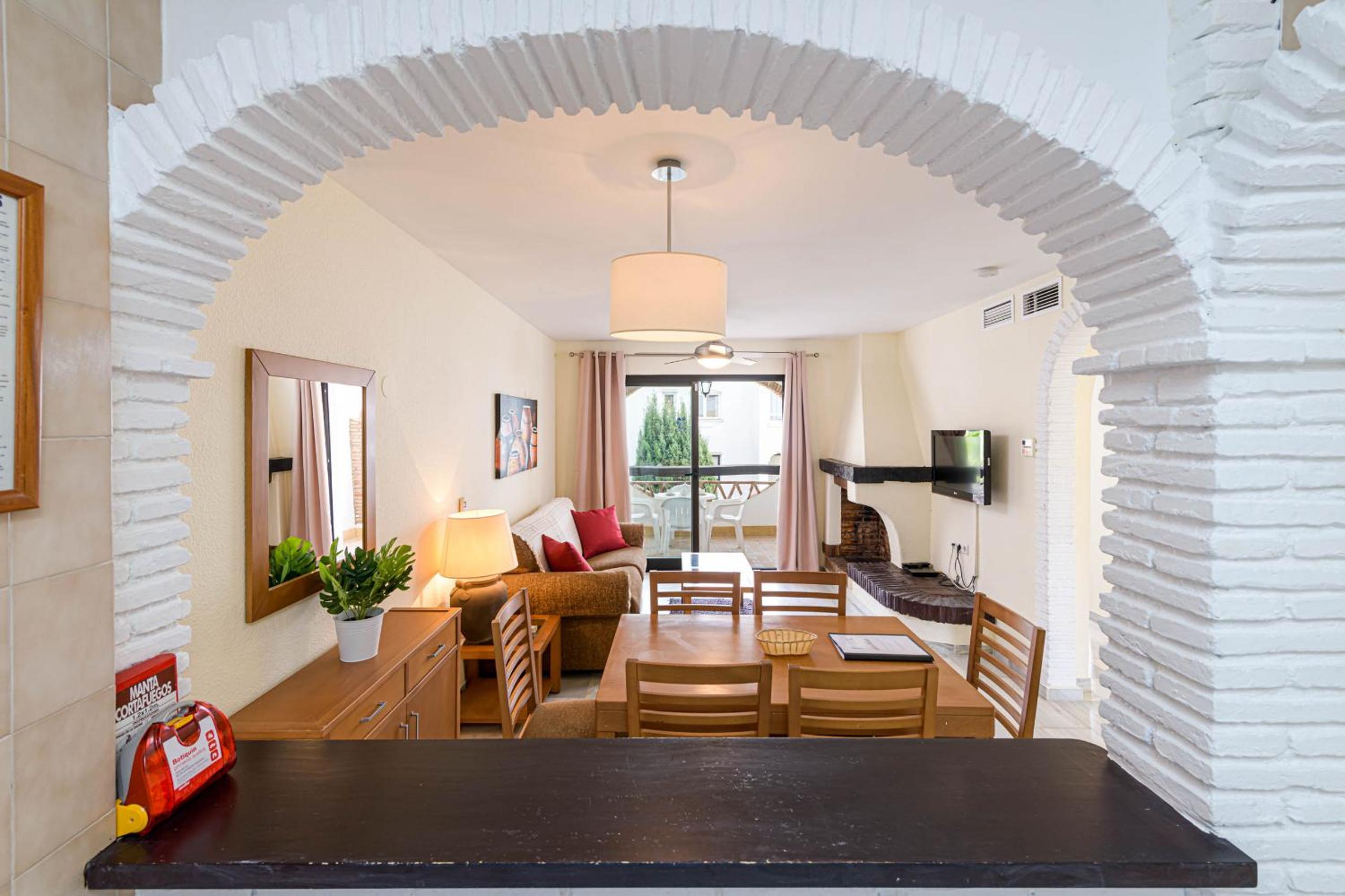 Apartamento de dos habitaciones con balcón