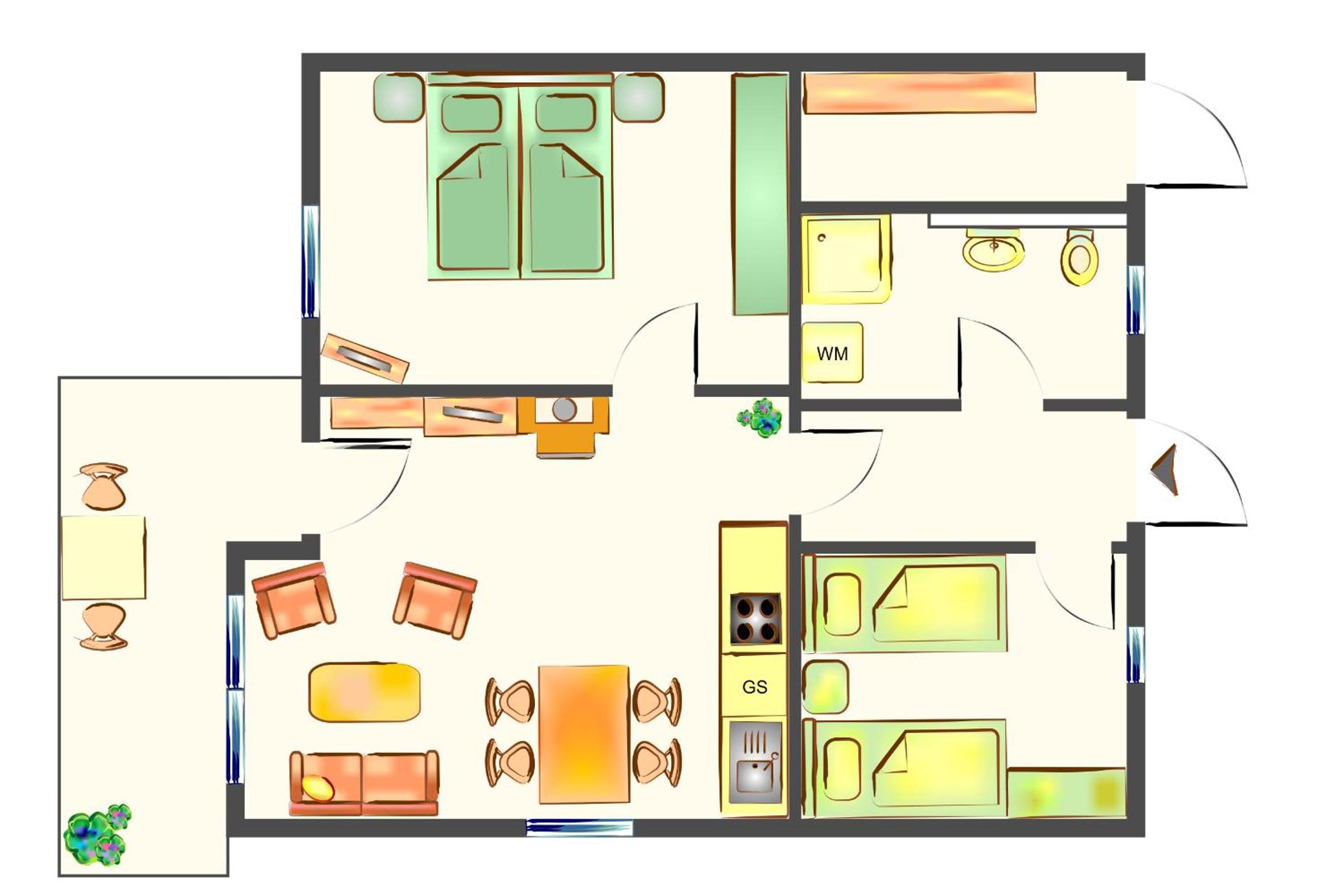 Apartment with Terrace photo 2