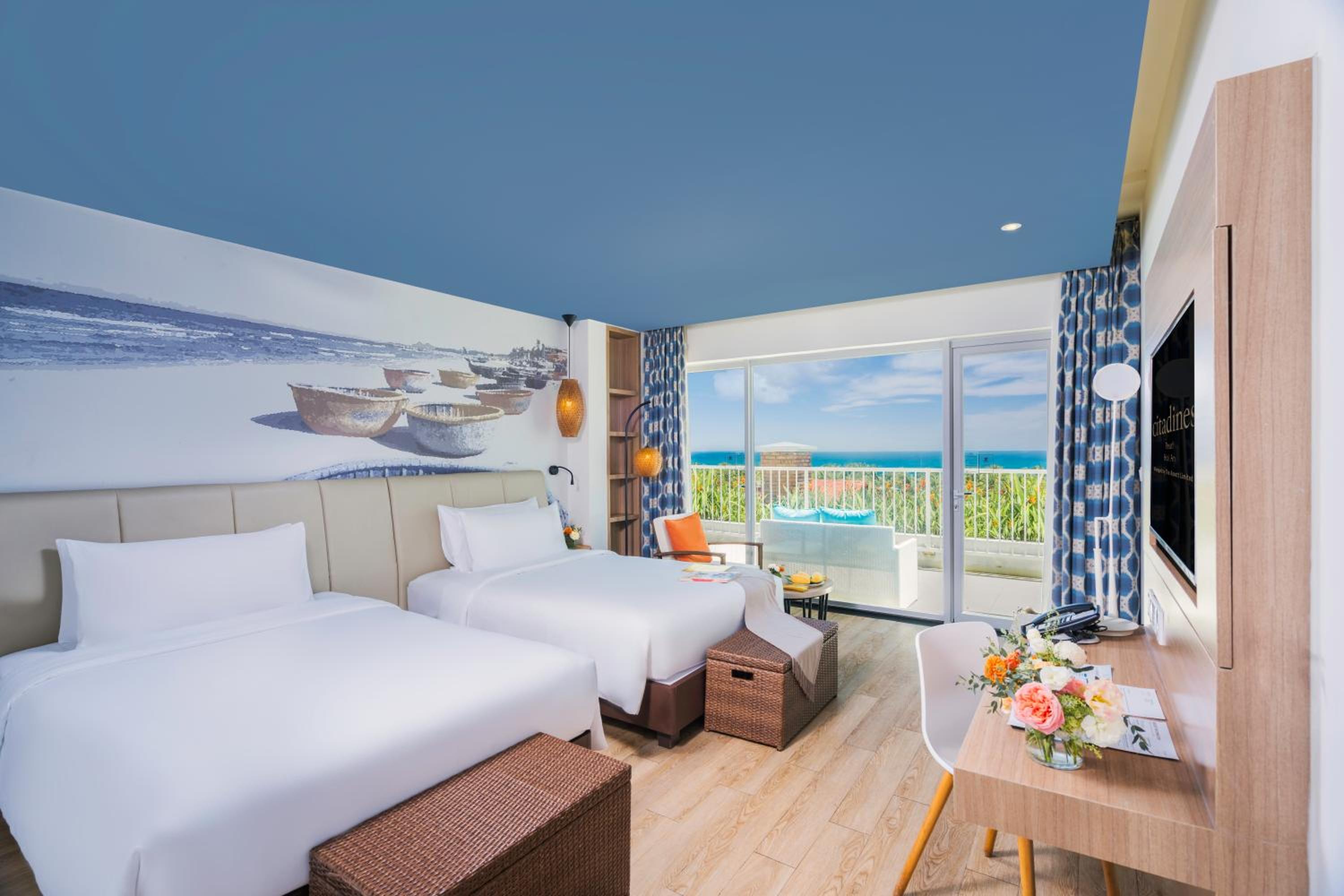 Deluxe Twin Ocean View includes unlimited Jjimjilbang Spa photo 1