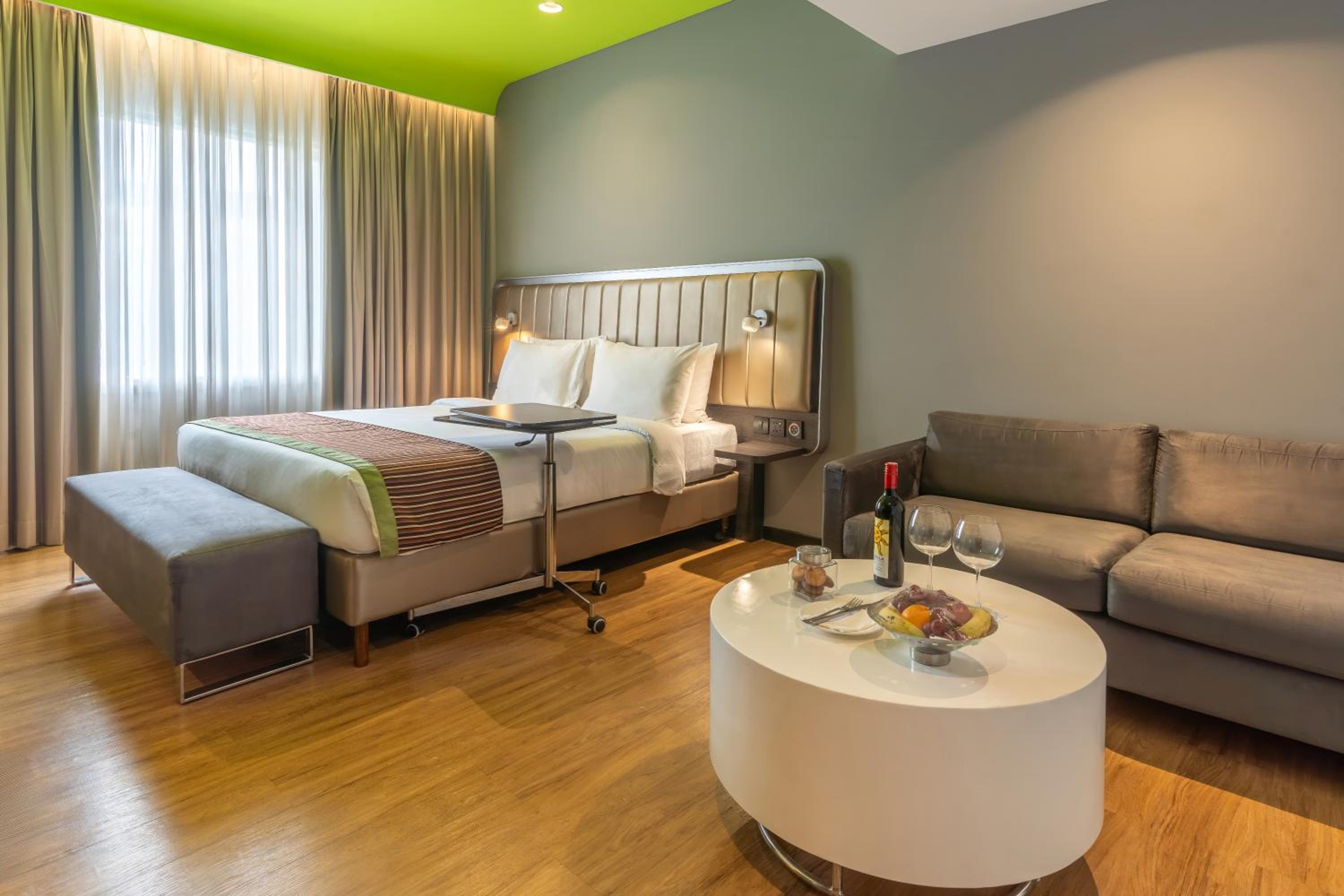 Junior Suite with 15% Discount on F&B, Welcome drink on Arrival and Preference given for early check in and late checkout Junior Suite with 15% Discount on F&B, Welcome drink on Arrival and Preference given for early check in and late checkout