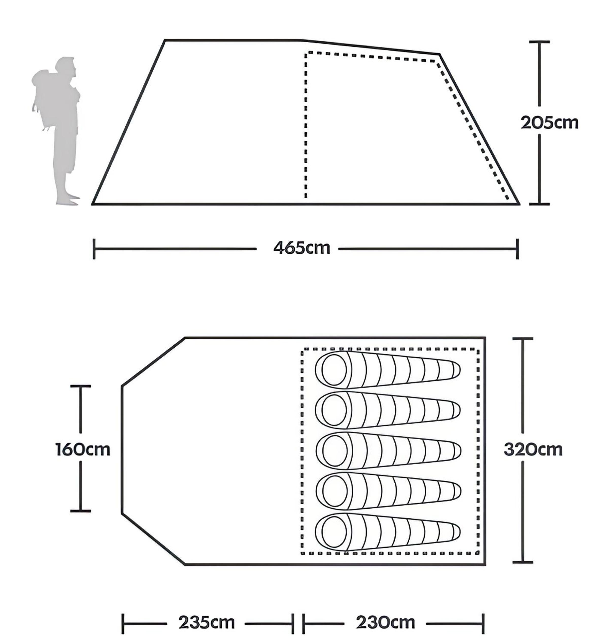 2-4 Person Family Tent