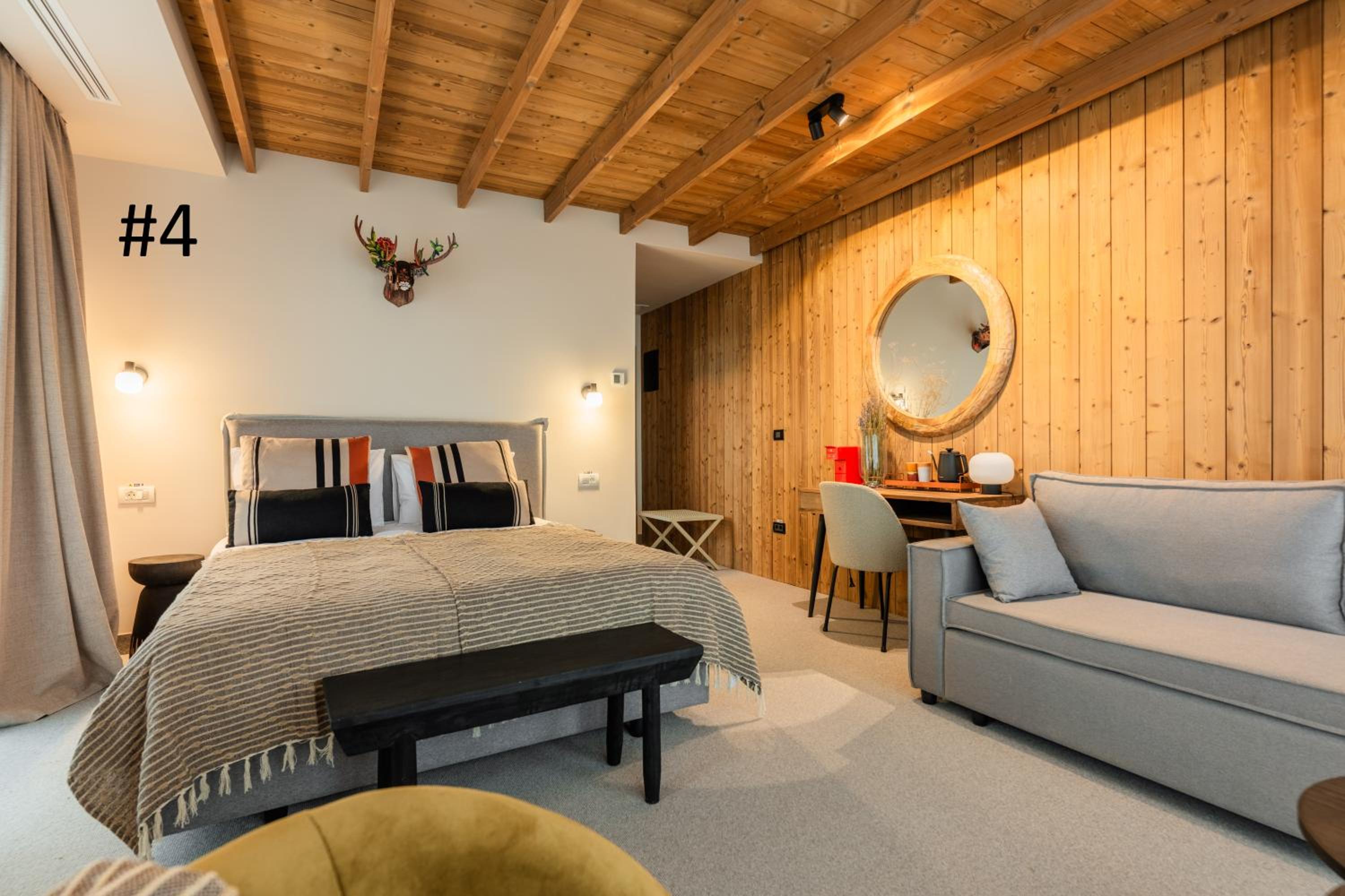 Premium Double Room- Panoramic View, Bathtub and Loggia