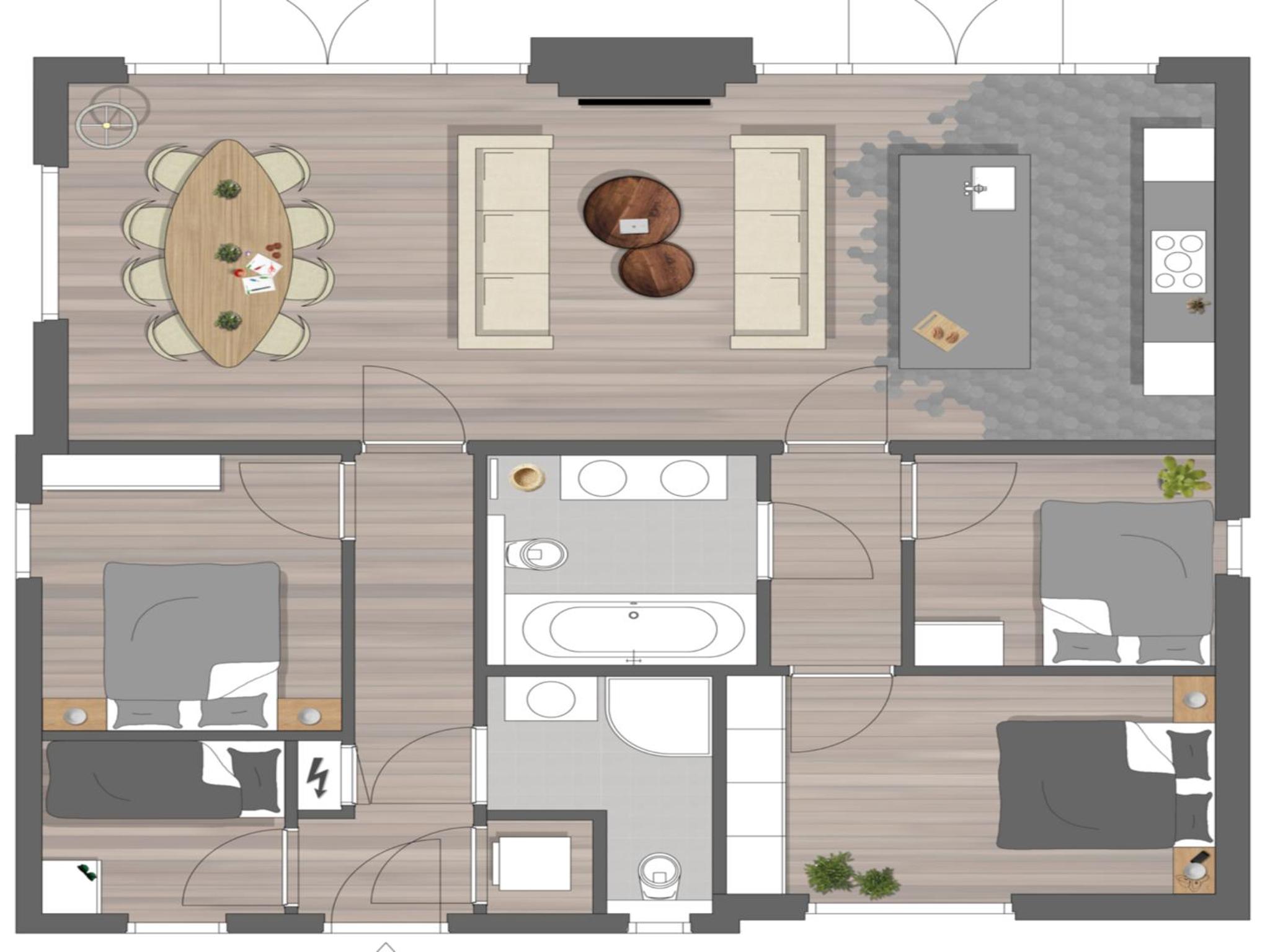 Four-Bedroom Bungalow photo 2