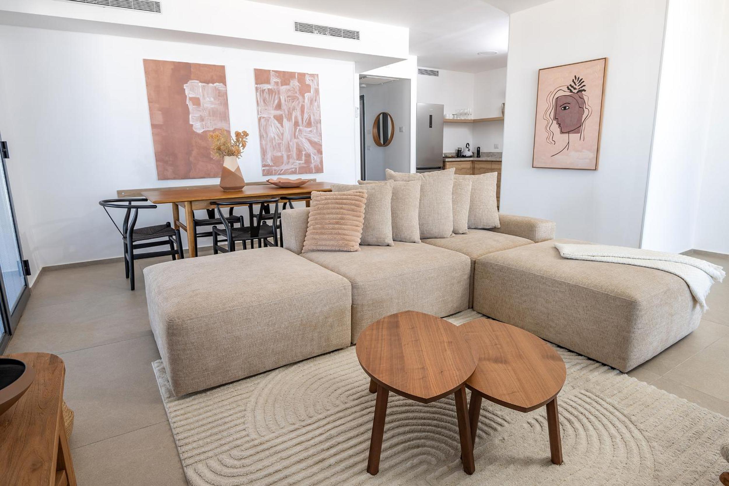 Two-Bedroom Apartment with Balcony and Sea View