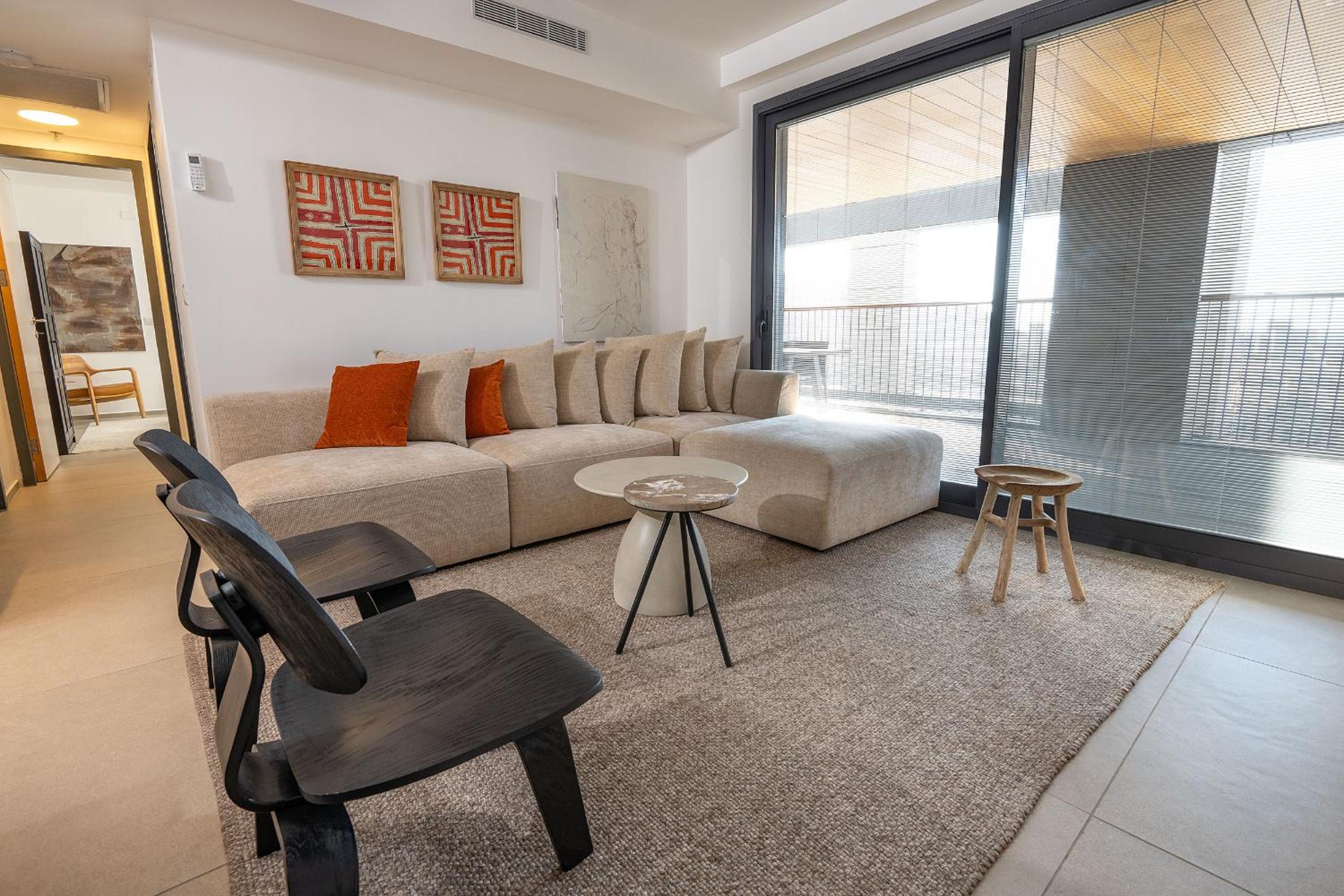 Two Bedroom Apartment with Balcony and Office 