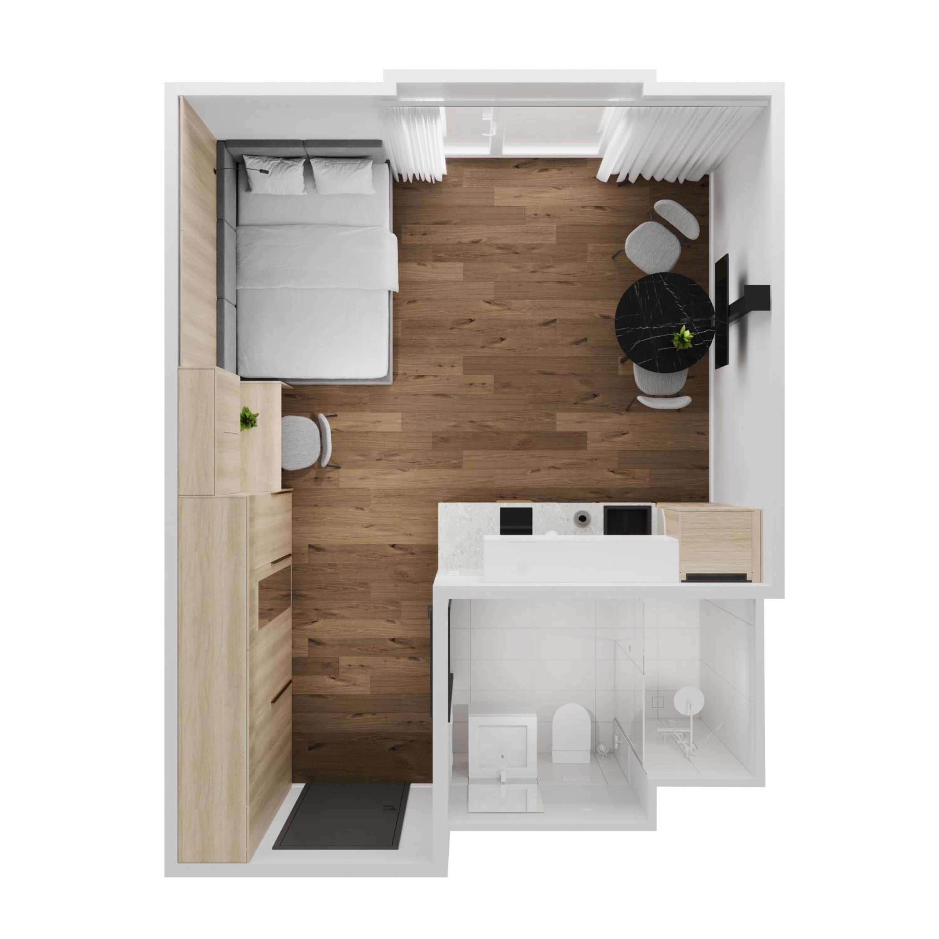 Basic Apartment with balcony photo 3