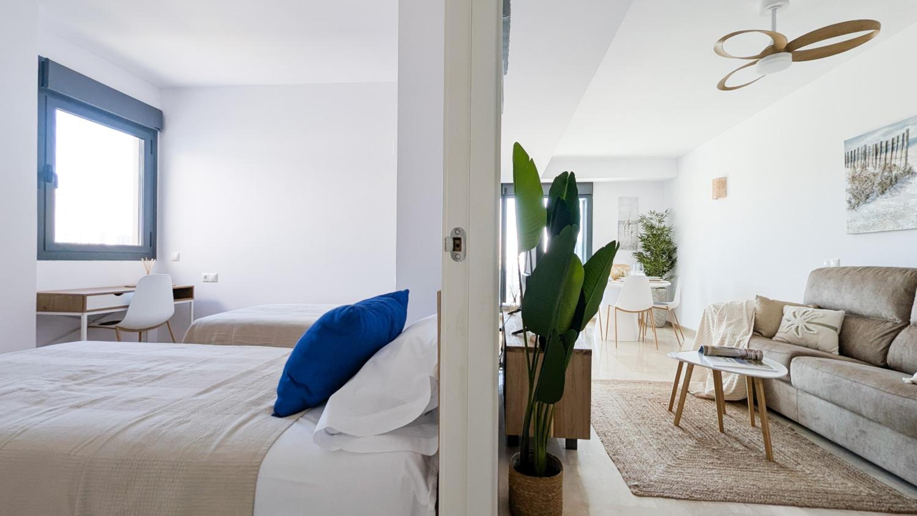 Apartamento de dos habitaciones