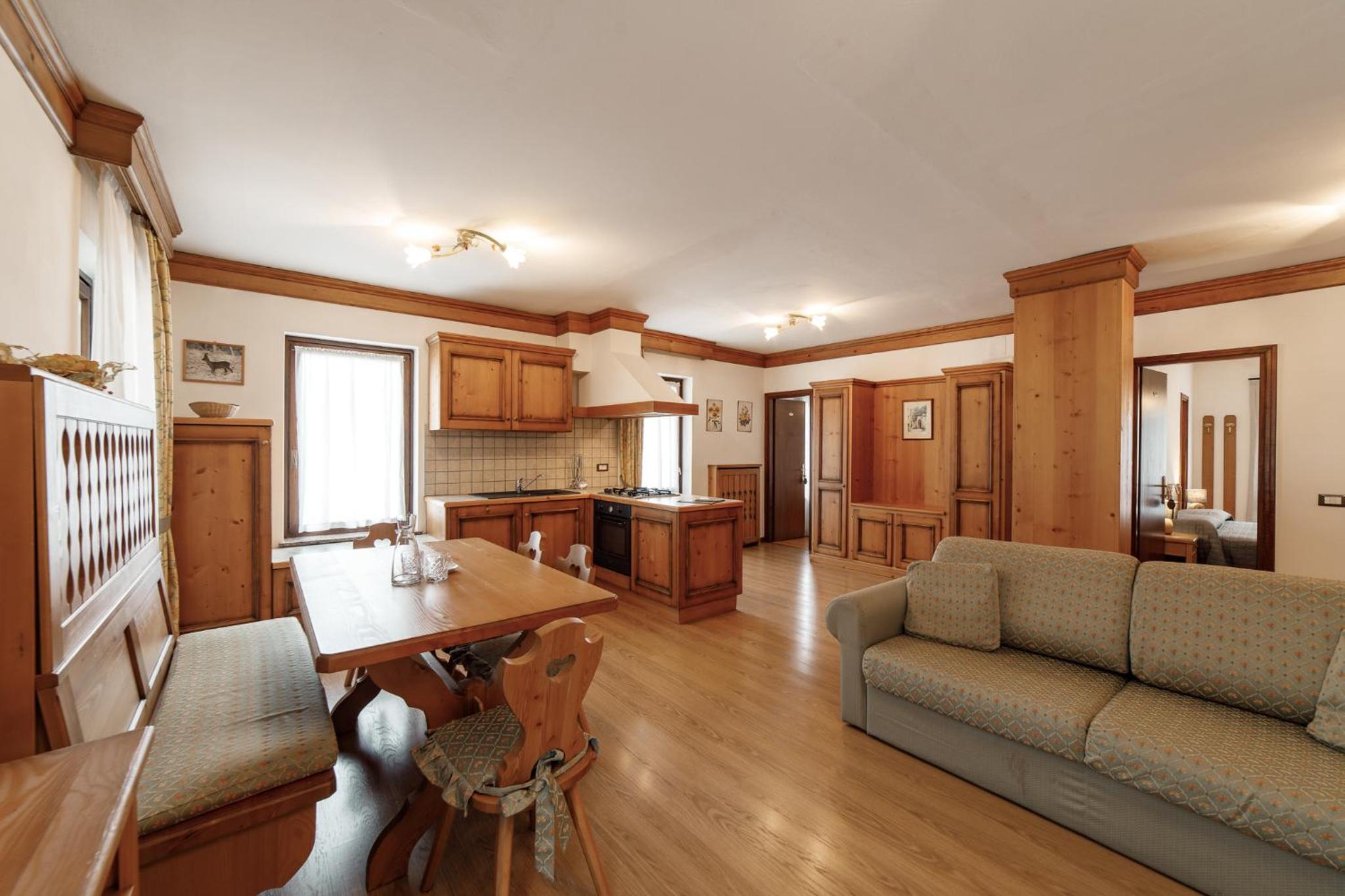 Two-Bedroom Apartment with Mountain View