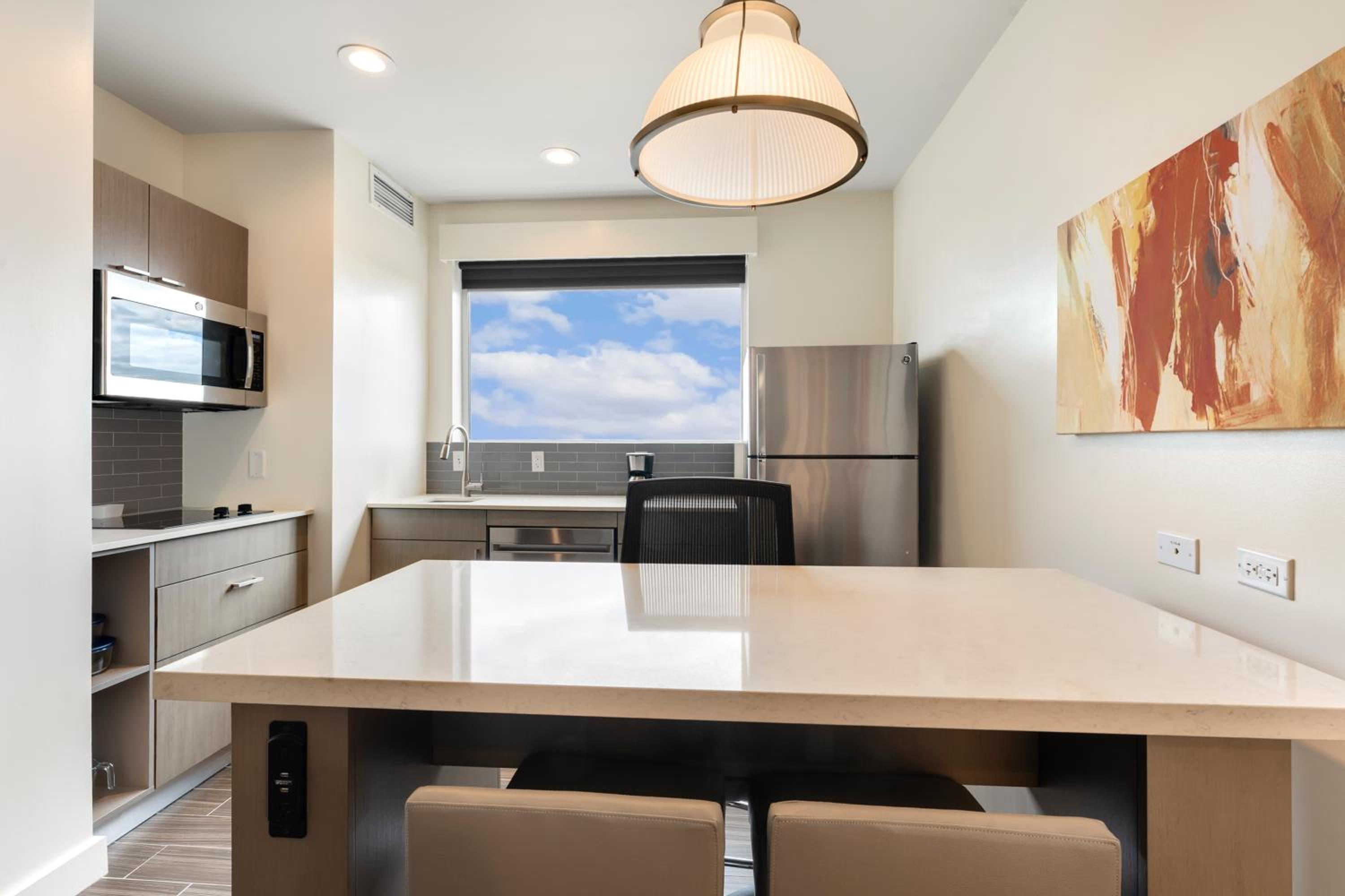 One-Bedroom King Suite with Sofa Bed and Kitchen