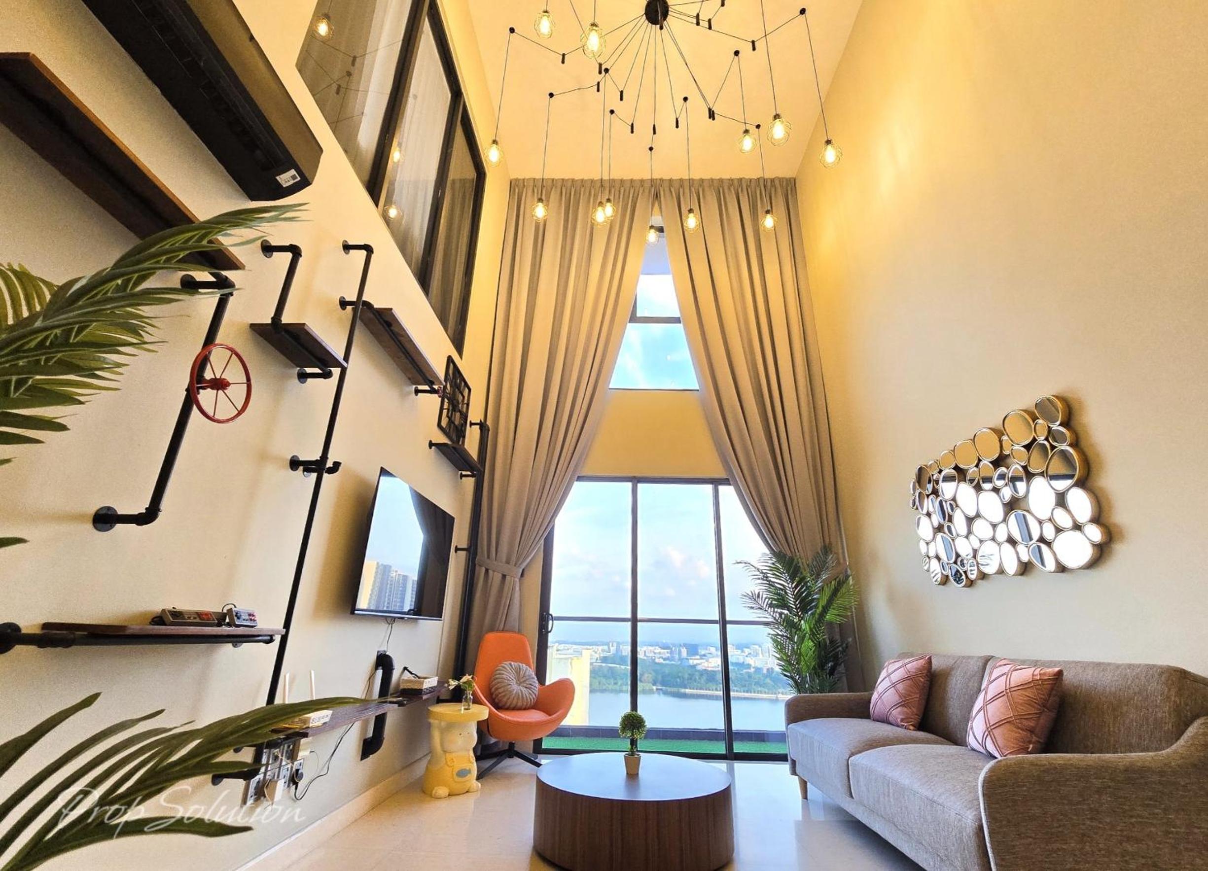 Two-Bedroom Loft Apartment