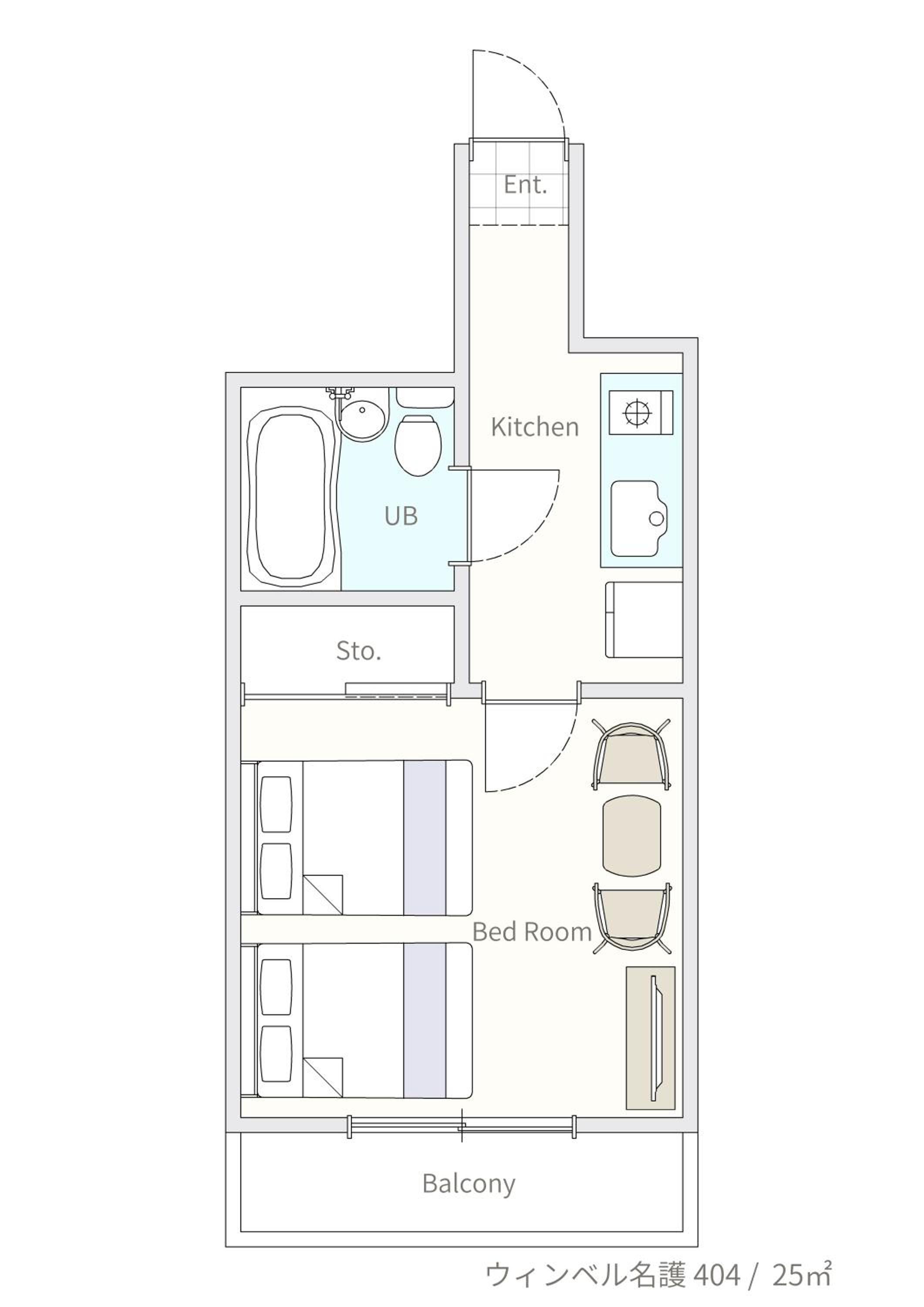 One-Bedroom Apartment photo 2