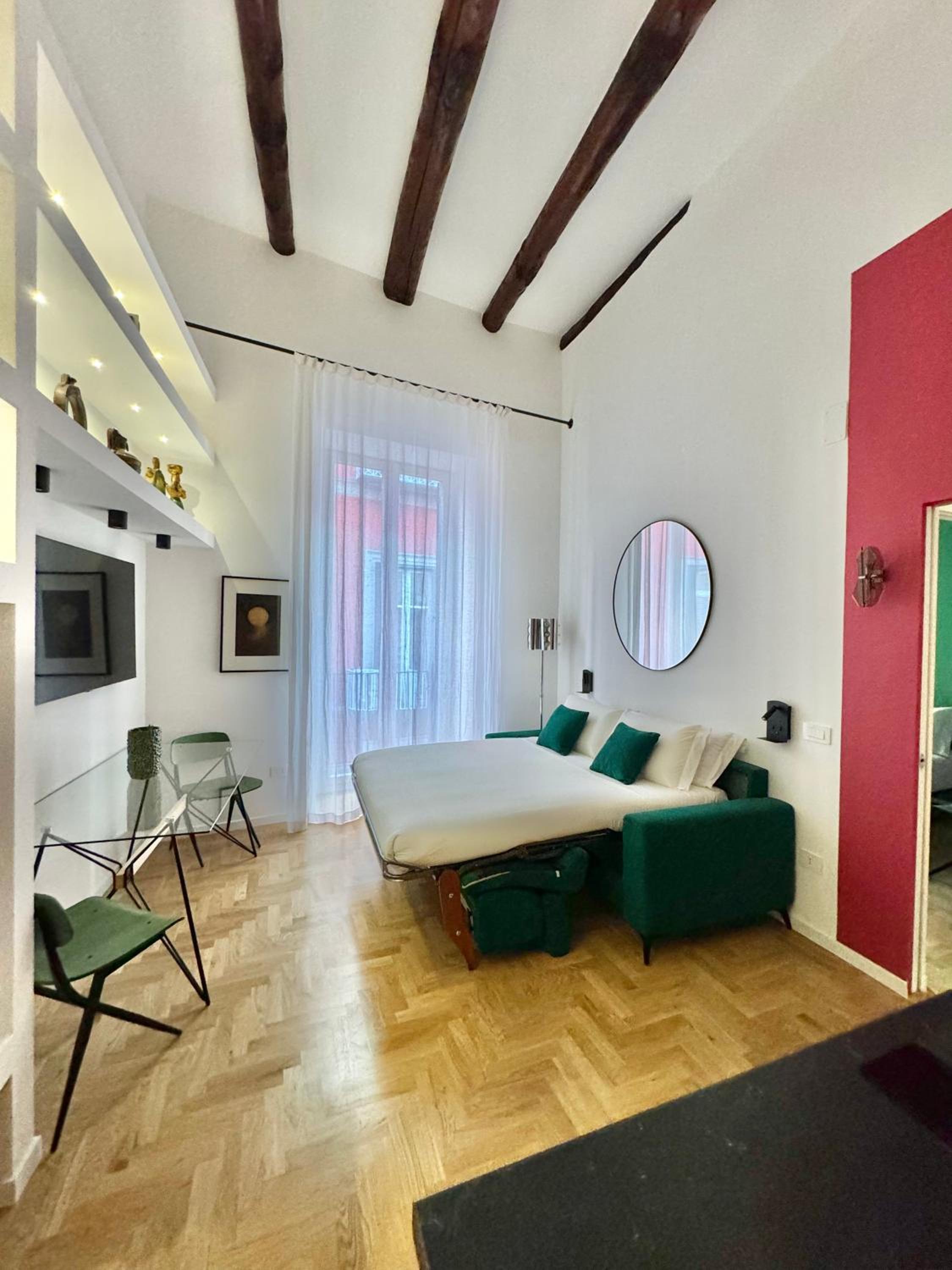 Deluxe One-Bedroom Apartment with City View