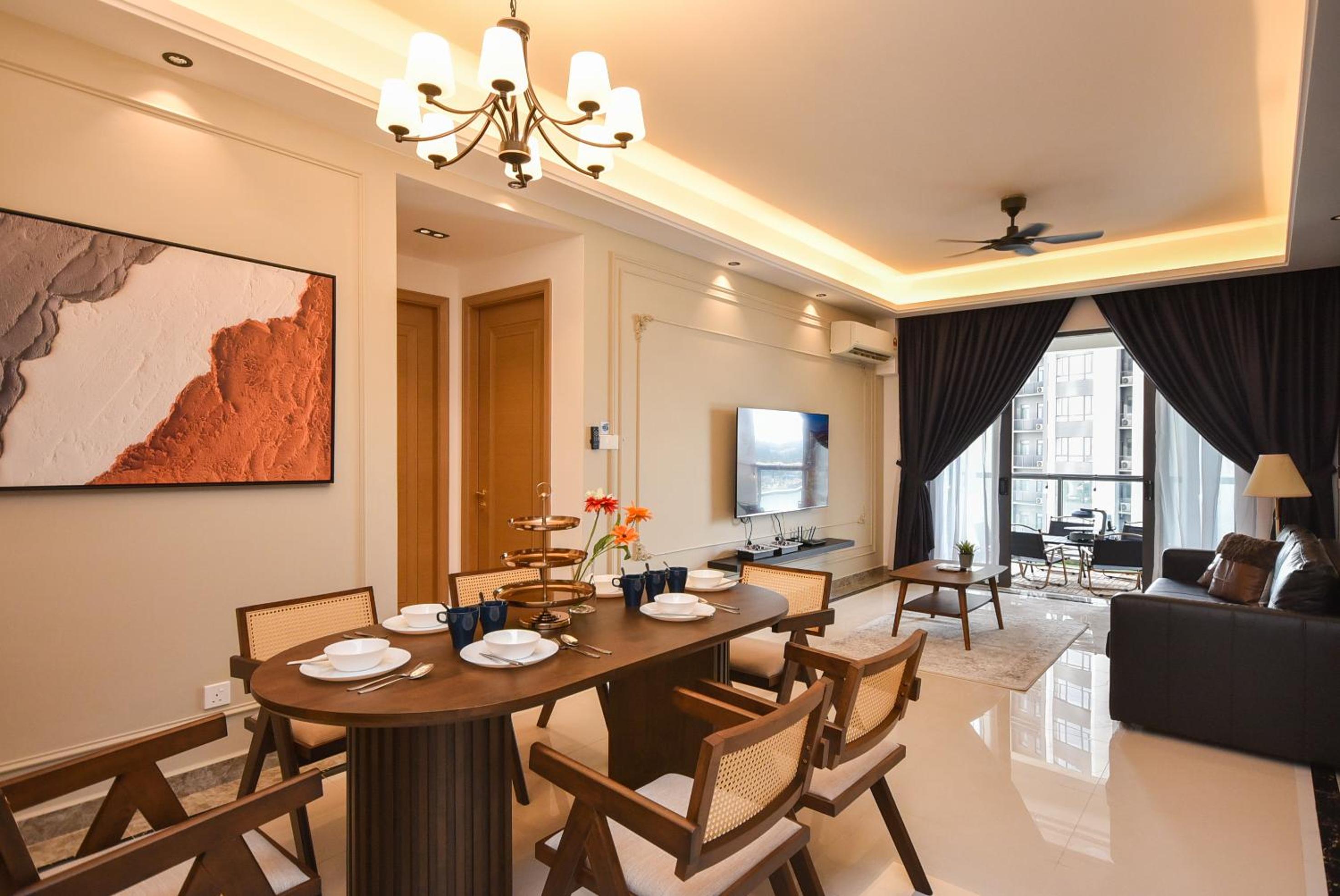 Three-Bedroom Apartment with Sea View