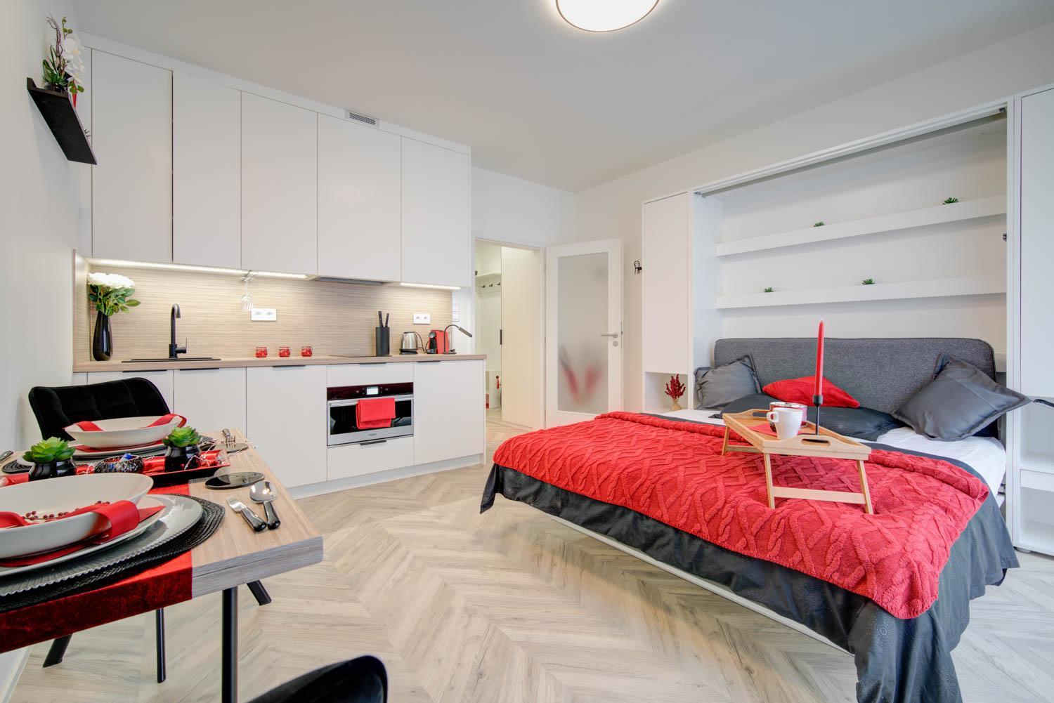 Studio Apartment with Balcony