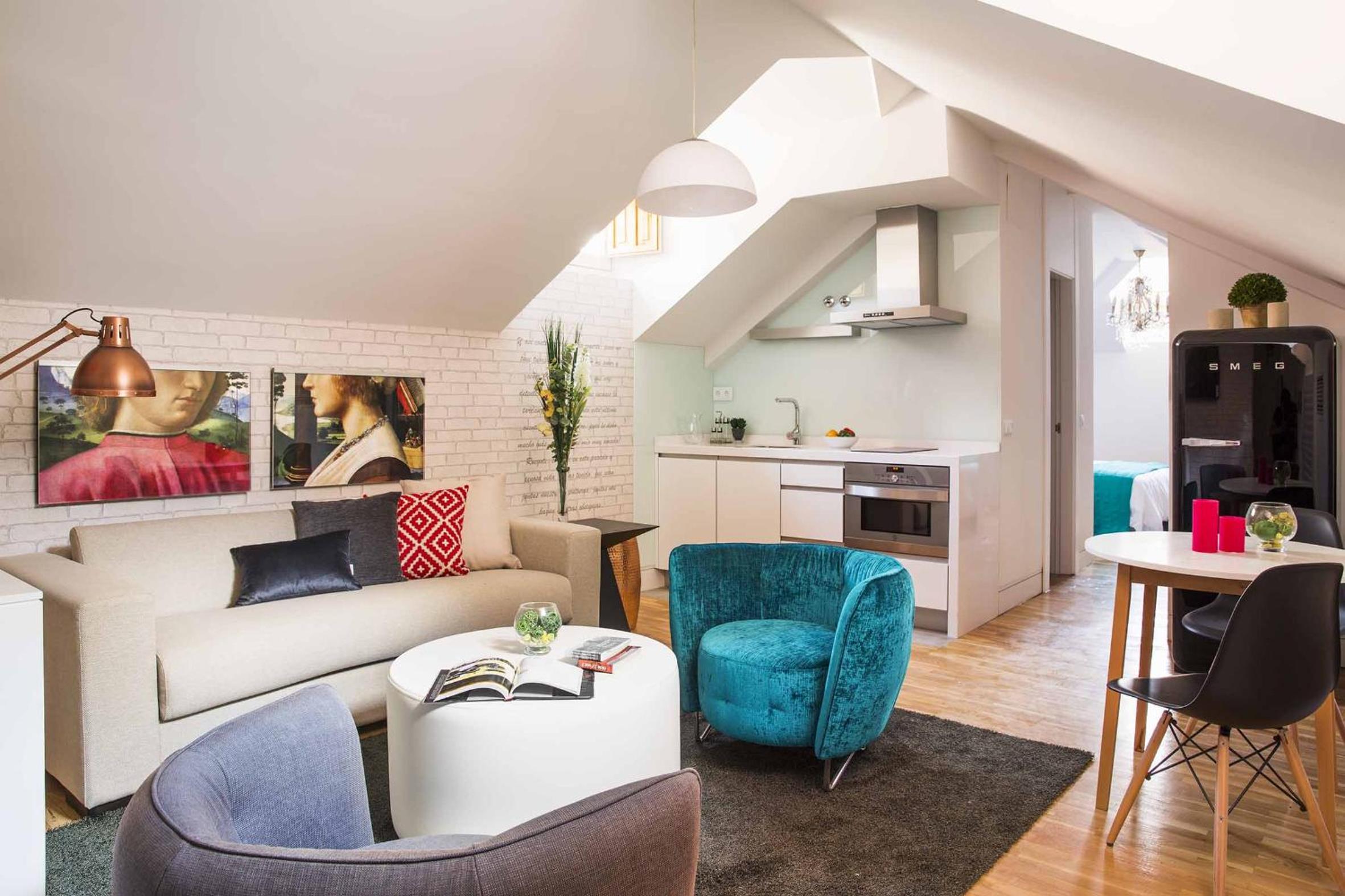 Apartamento de una habitación superior