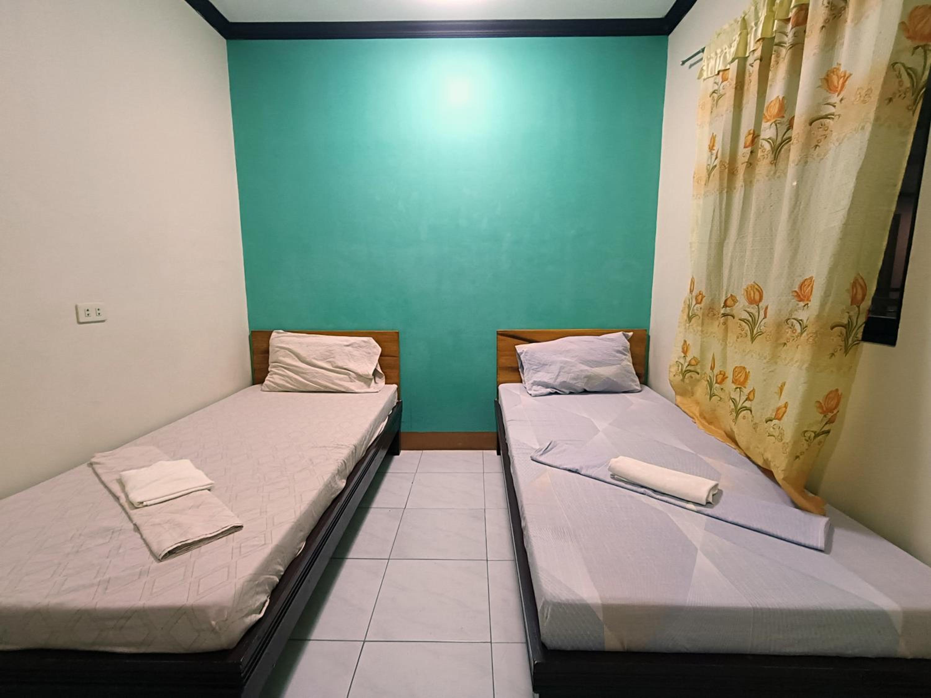 Fan Twin Room with No Hot Shower