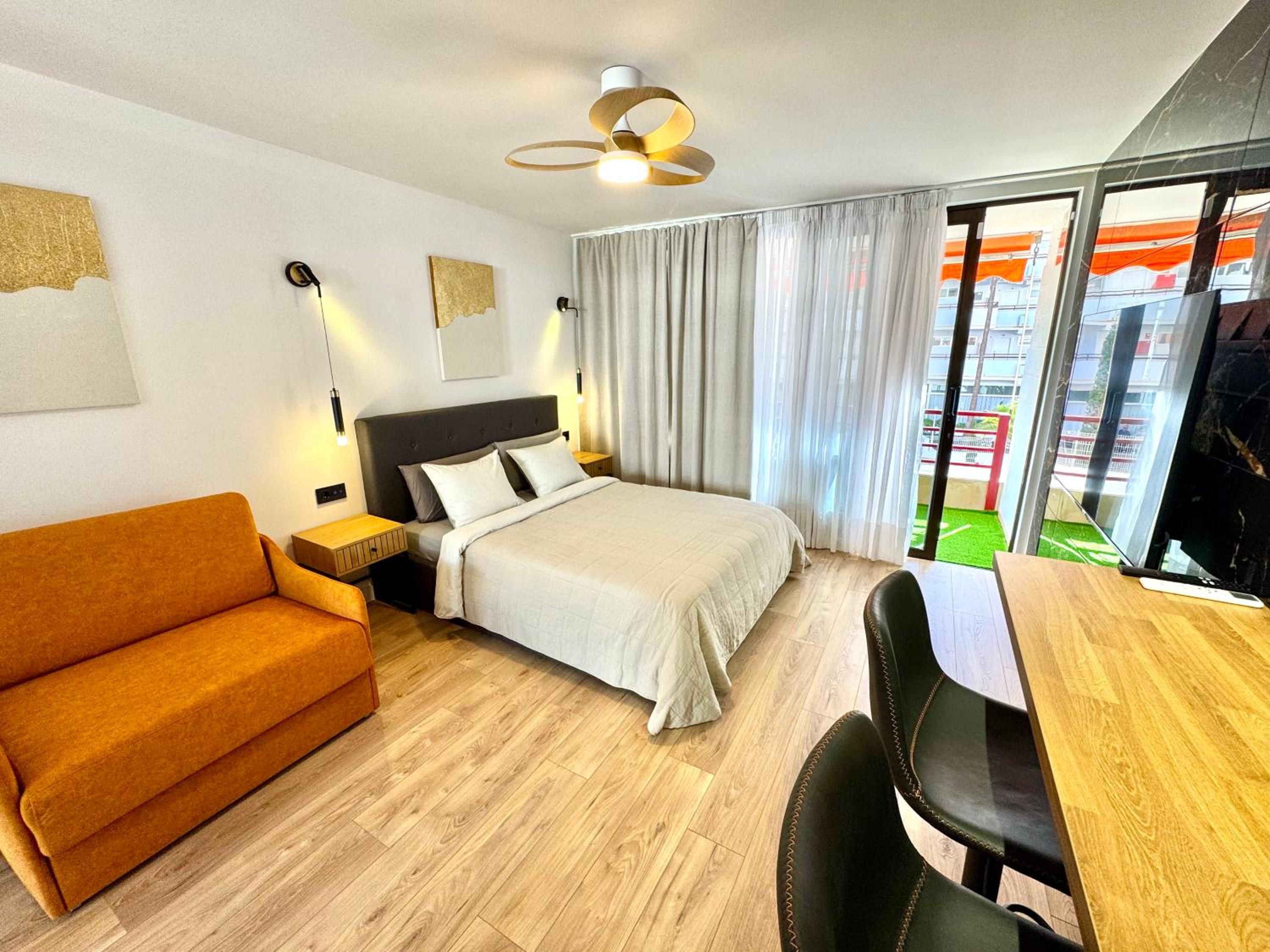 Apartamento Estudio con una Cama Matrimonial