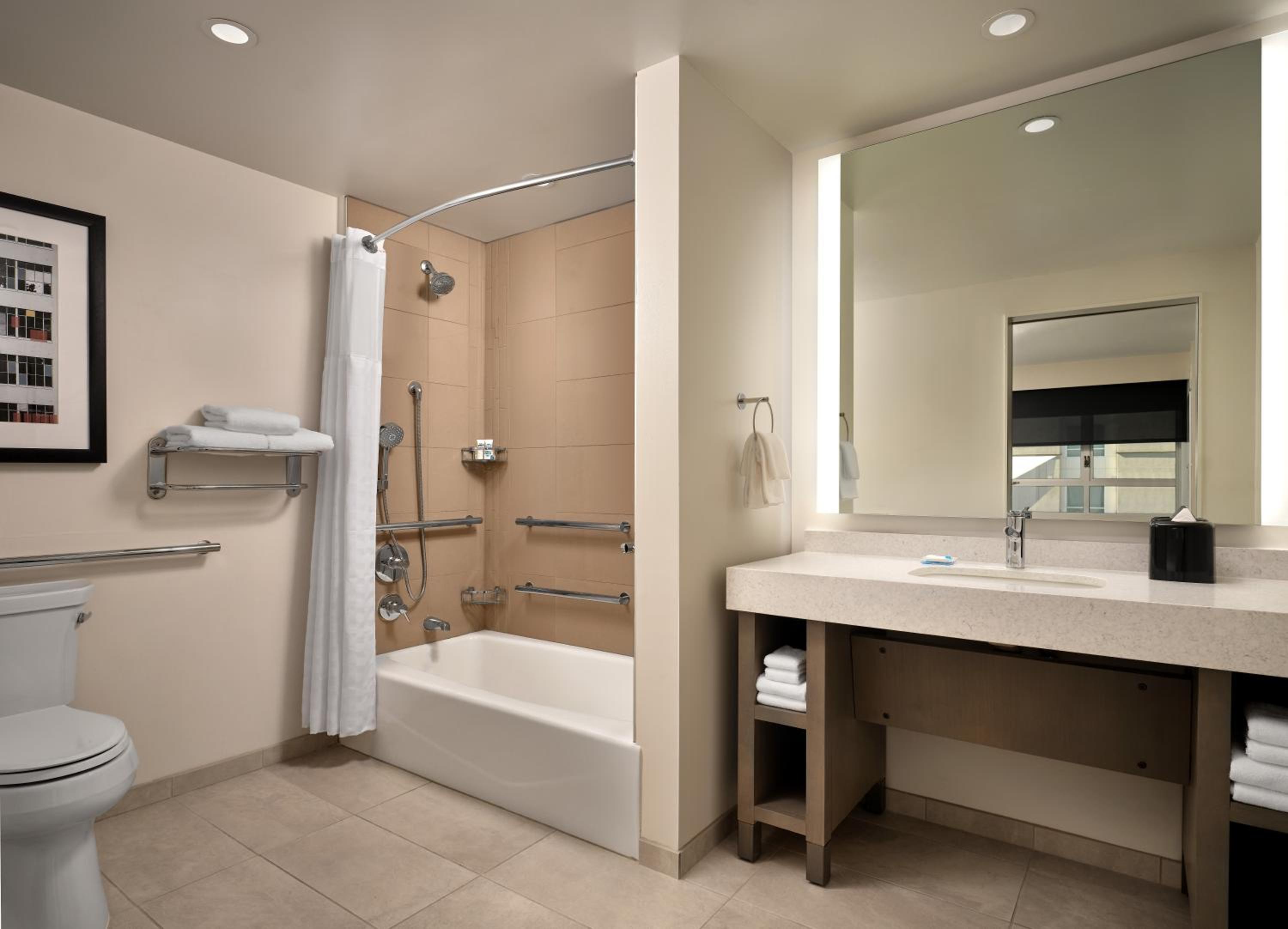 One-Bedroom King Suite with Sofa Bed, Kitchen and Tub - Disability Access