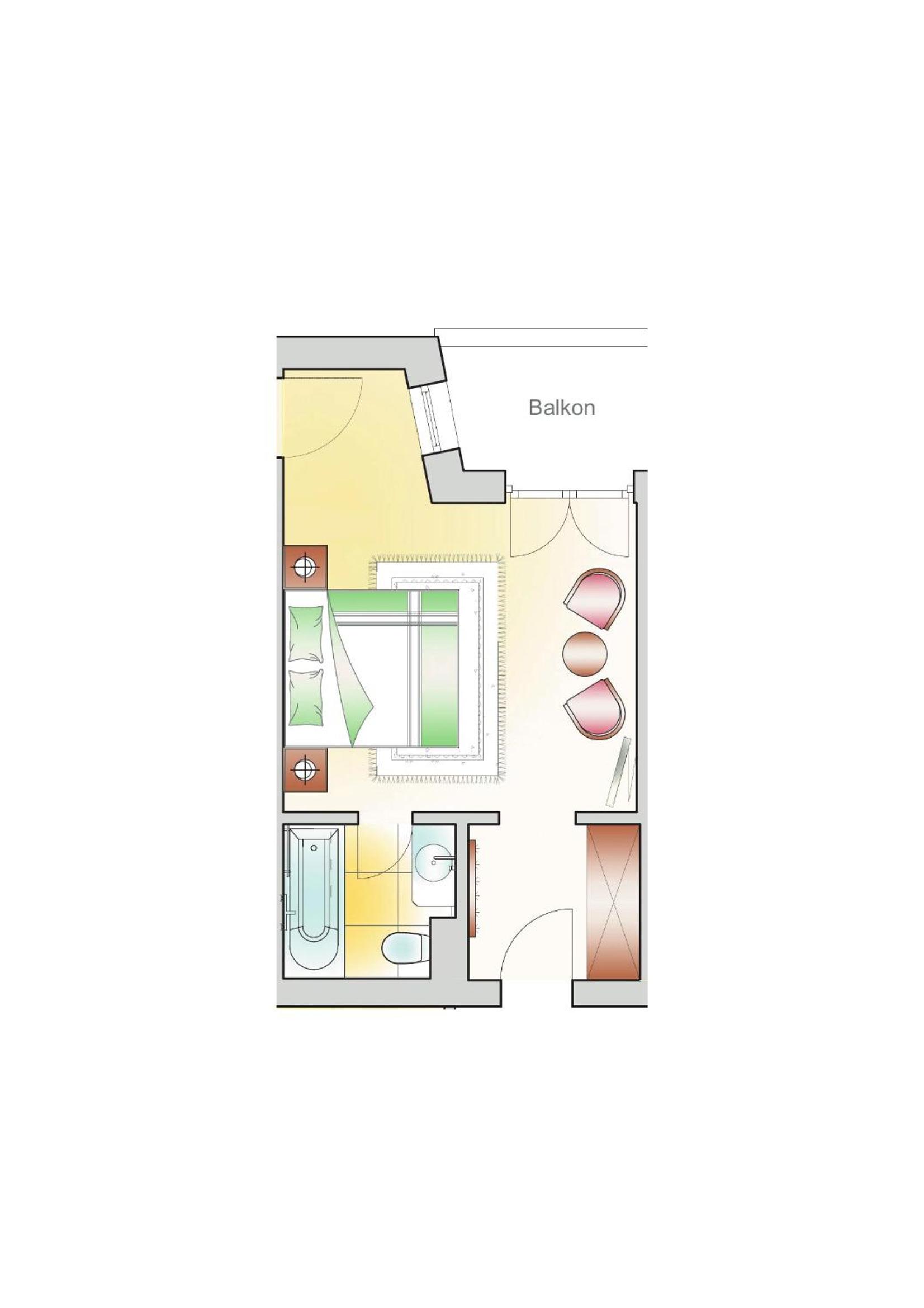 Standard Double Room with Balcony photo 3
