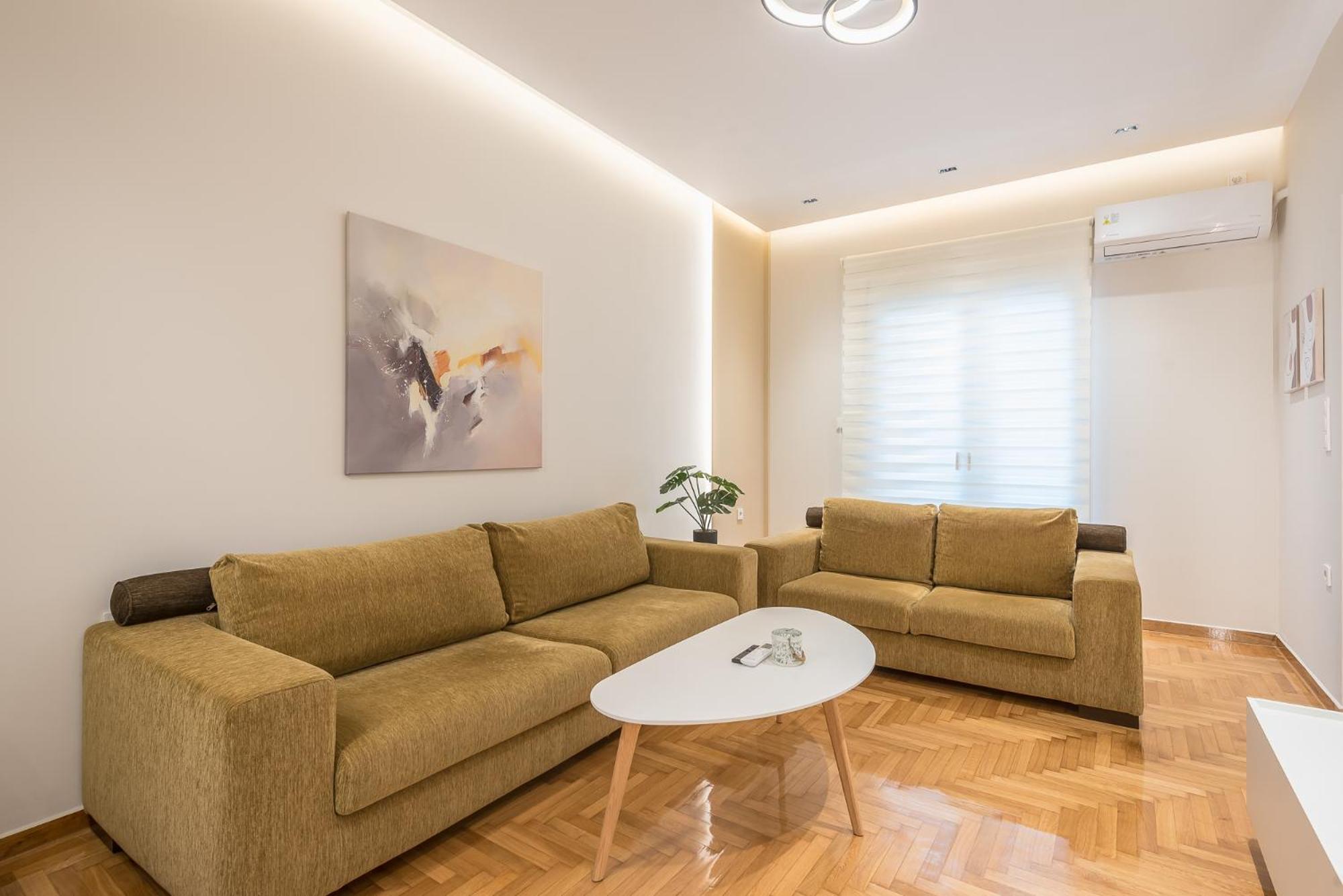 Three-Bedroom Apartment with Balcony