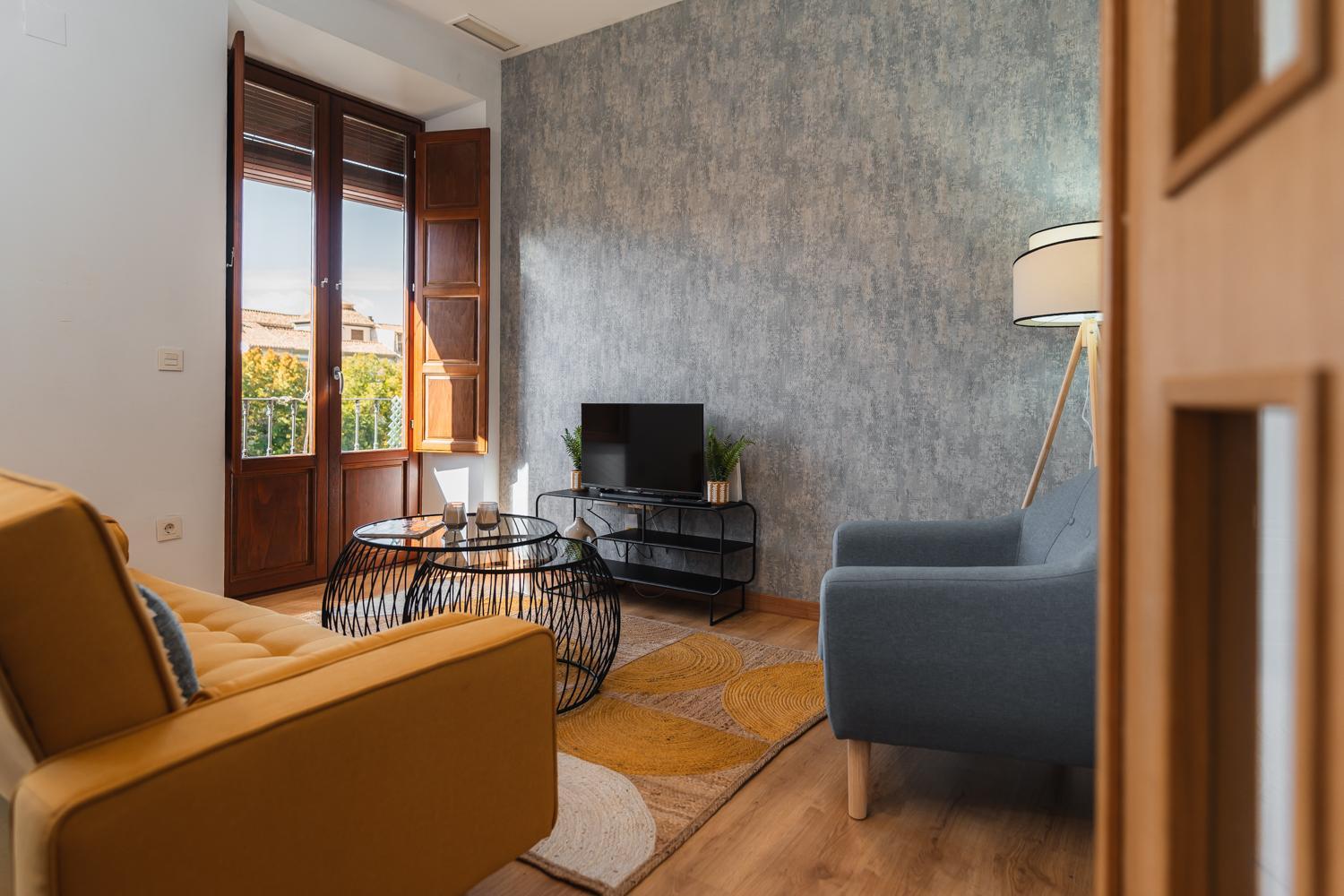 Apartamento de tres habitaciones con vista