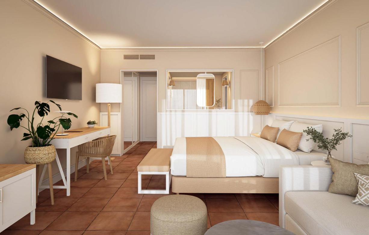 Habitación Cuádruple con Vista al Mar
